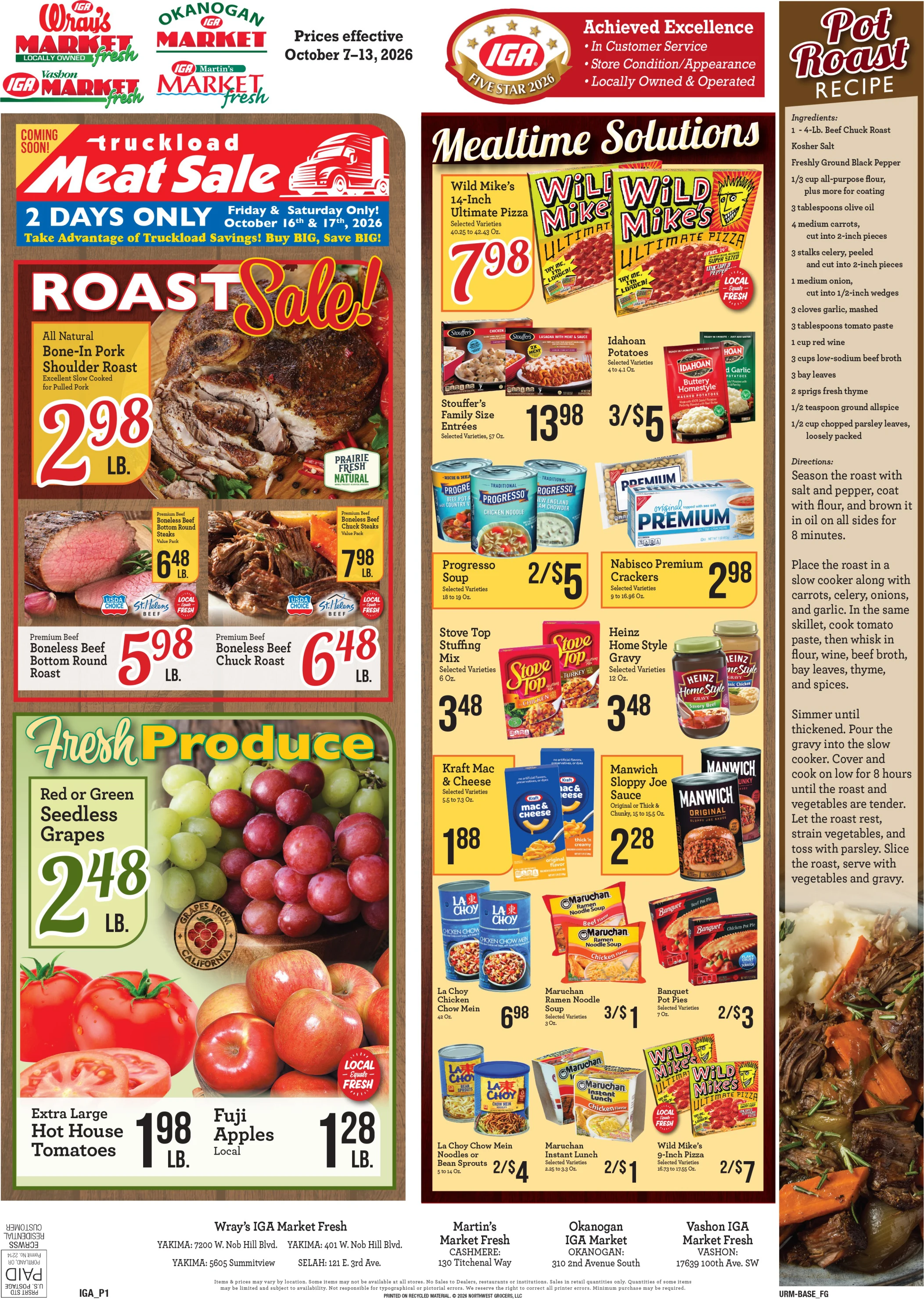 Vashon Market Fresh Vashon Market Fresh's Weekly Ad - Page 1