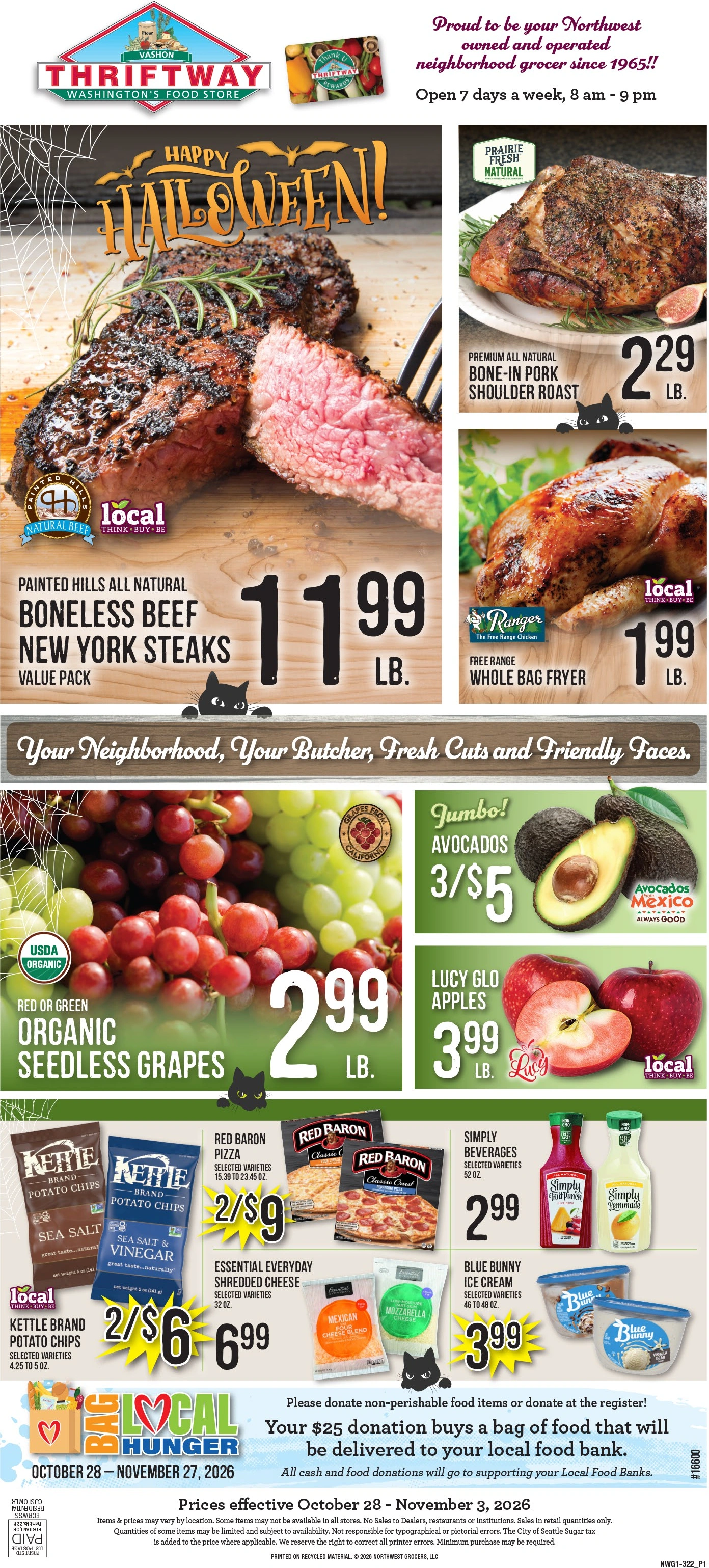 Vashon Thriftway Vashon Thriftway Weekly Ad - Page 1
