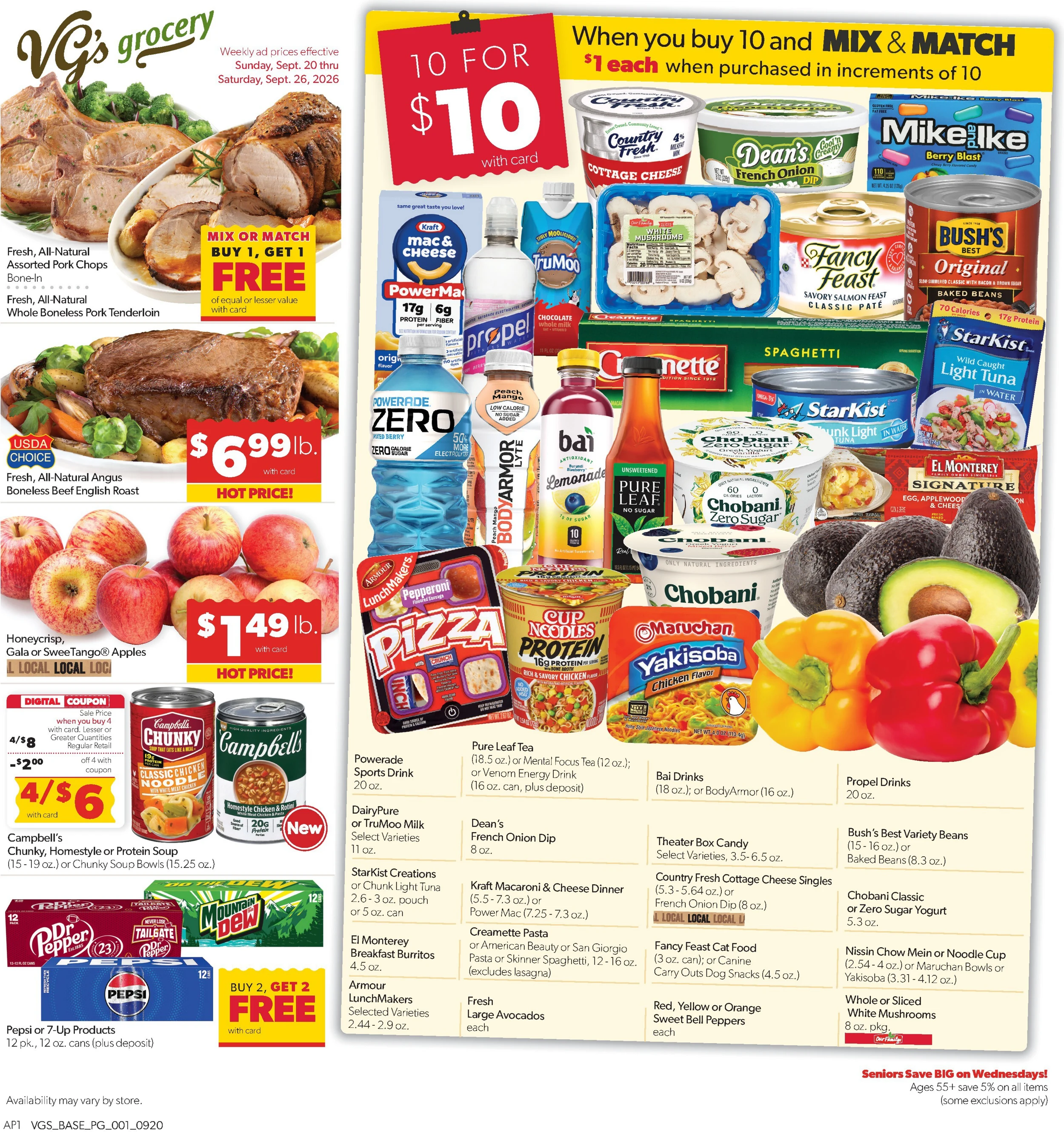 VG’s Grocery Current Ad - Page 1