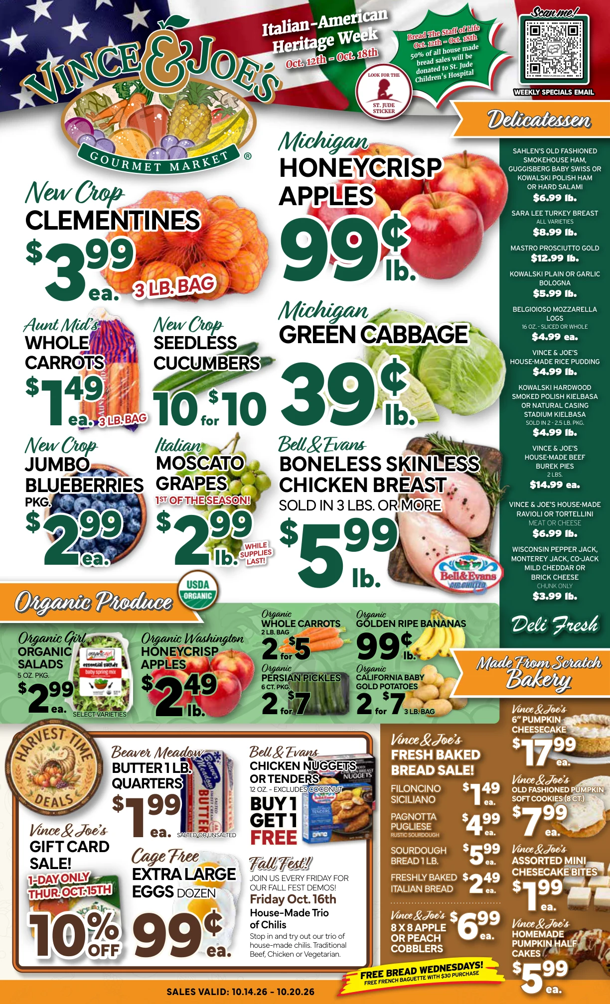 Vince & Joe's Gourmet Market Weekly Specials - Page 1
