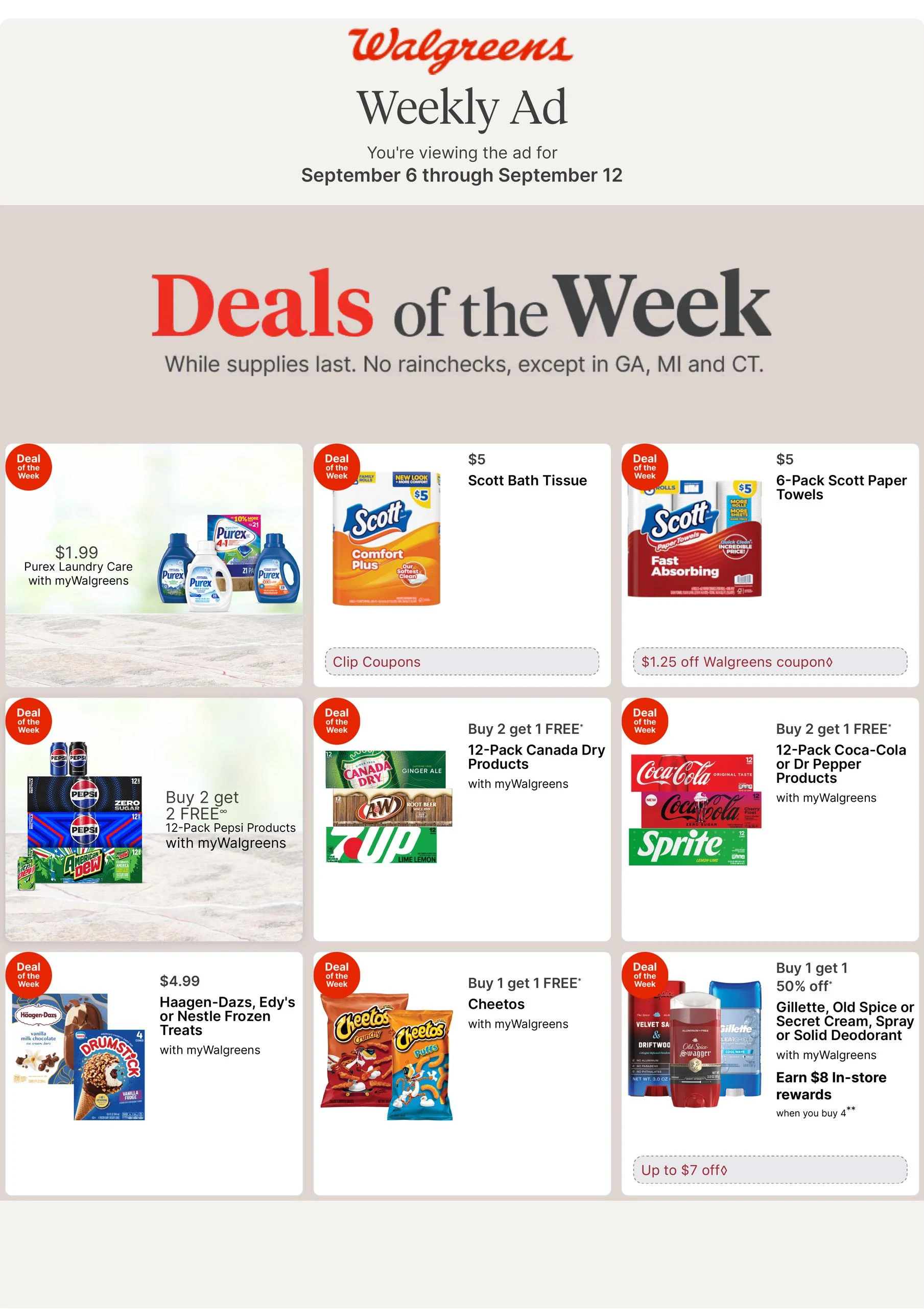 Walgreens Weekly Ad - Page 1