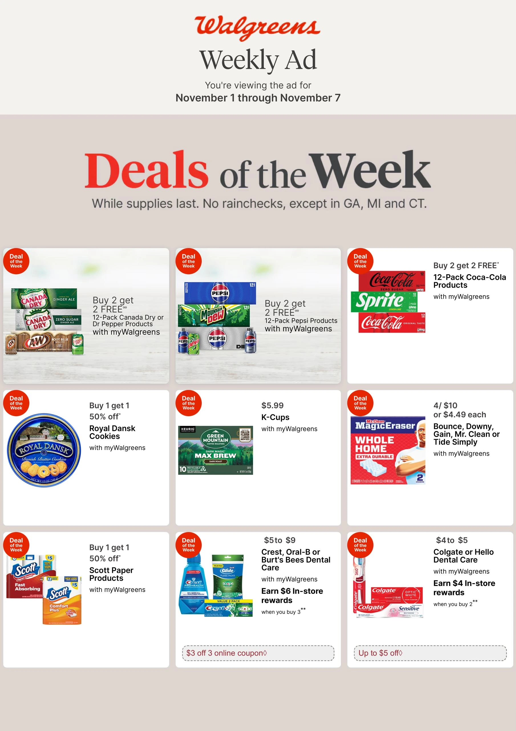 Walgreens Weekly Ad - Page 1