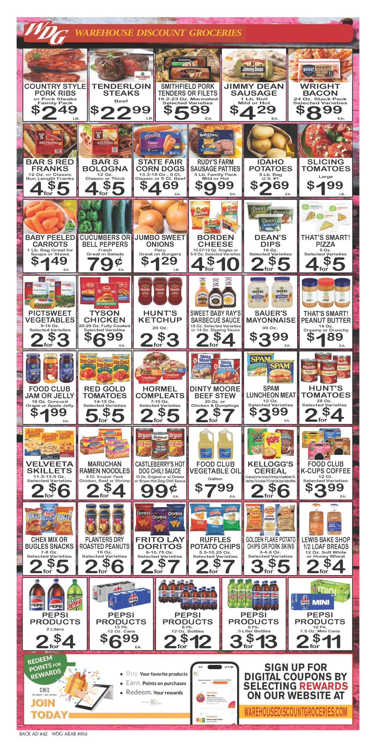 Warehouse Discount Groceries Arab WDG Weekly Ad - Page 2