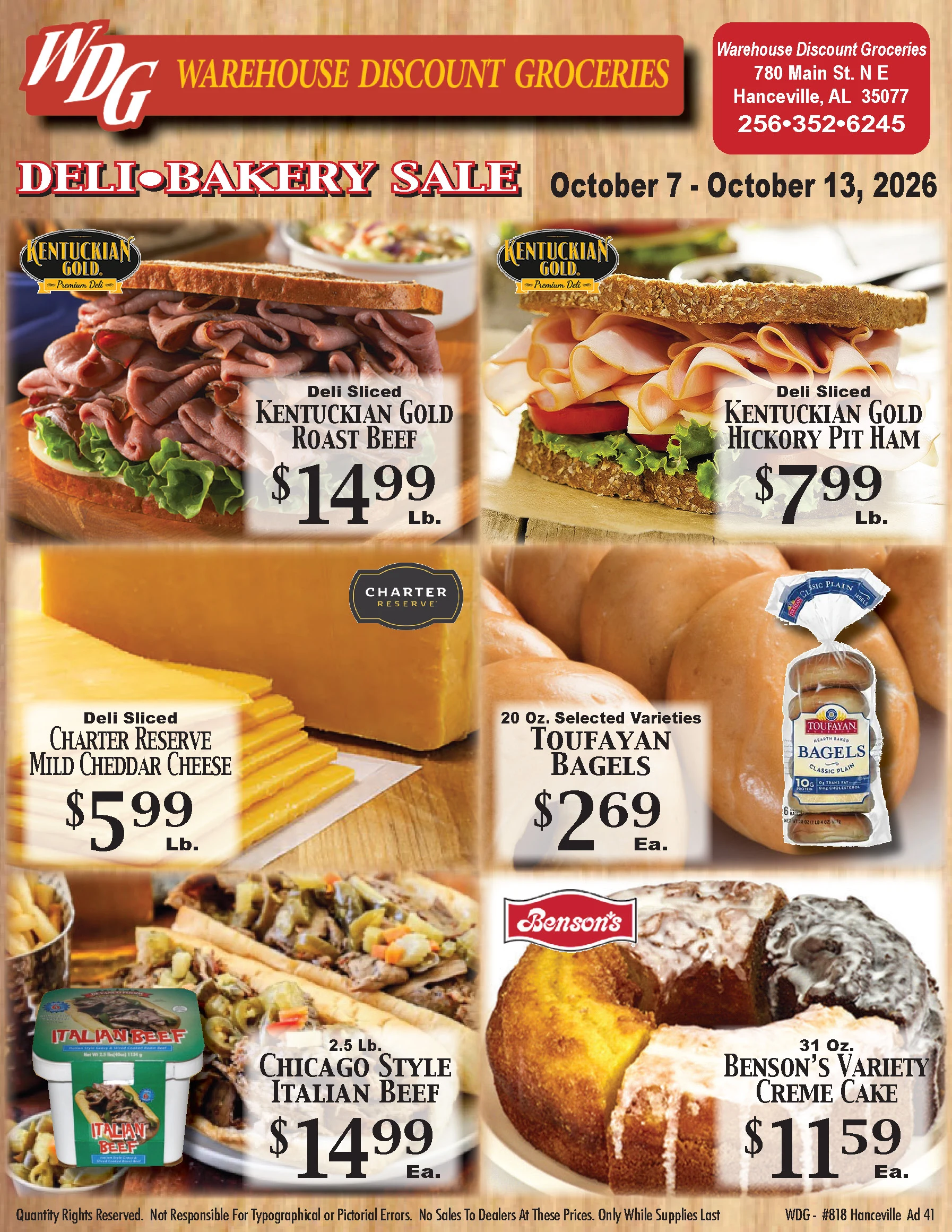 Warehouse Discount Groceries Hanceville WDG Weekly Ad - Page 3