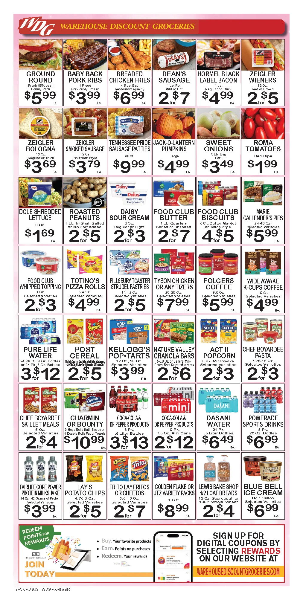 Warehouse Discount Groceries Arab WDG Weekly Ad - Page 2