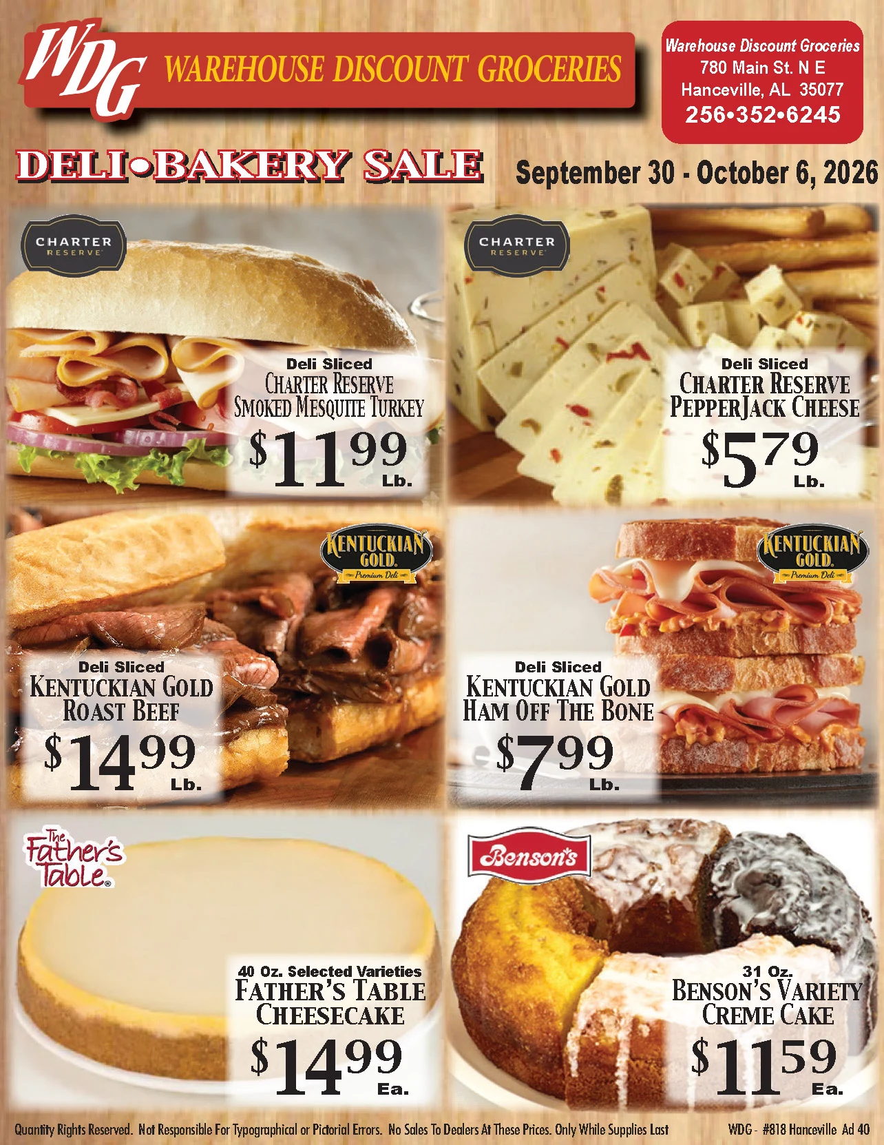 Warehouse Discount Groceries Hanceville WDG Weekly Ad - Page 3