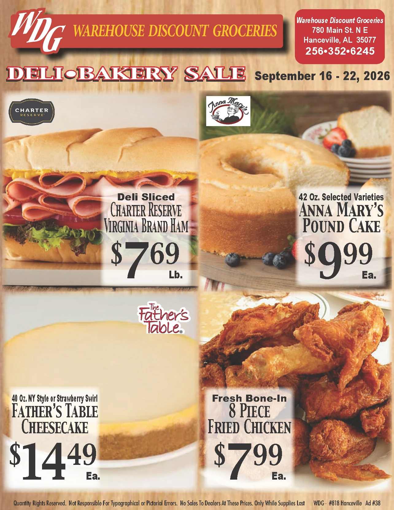 Warehouse Discount Groceries Cullman WDG Weekly Ad - Page 3