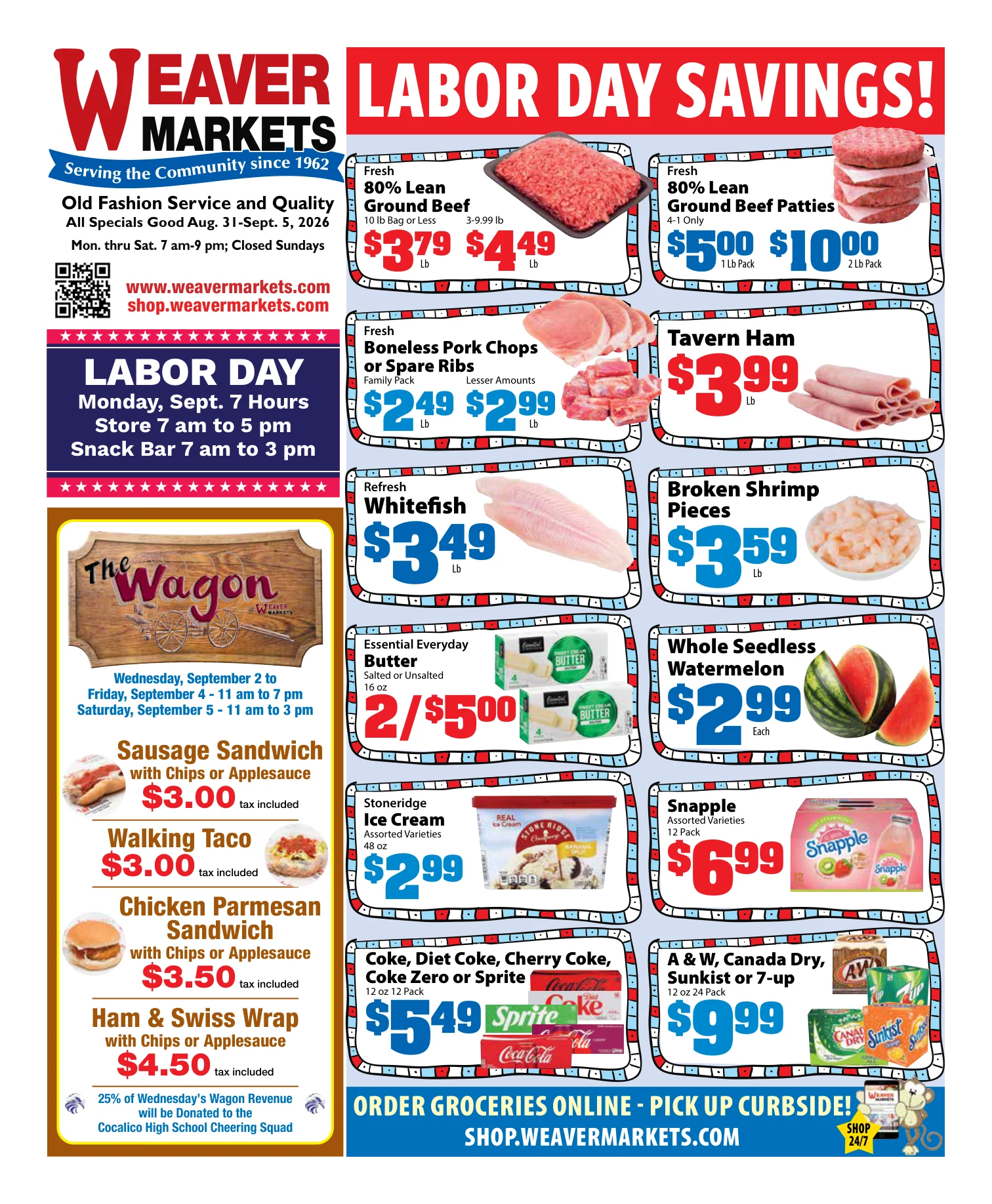 Weaver Markets Weaver Markets Weekly Ad - Page 1