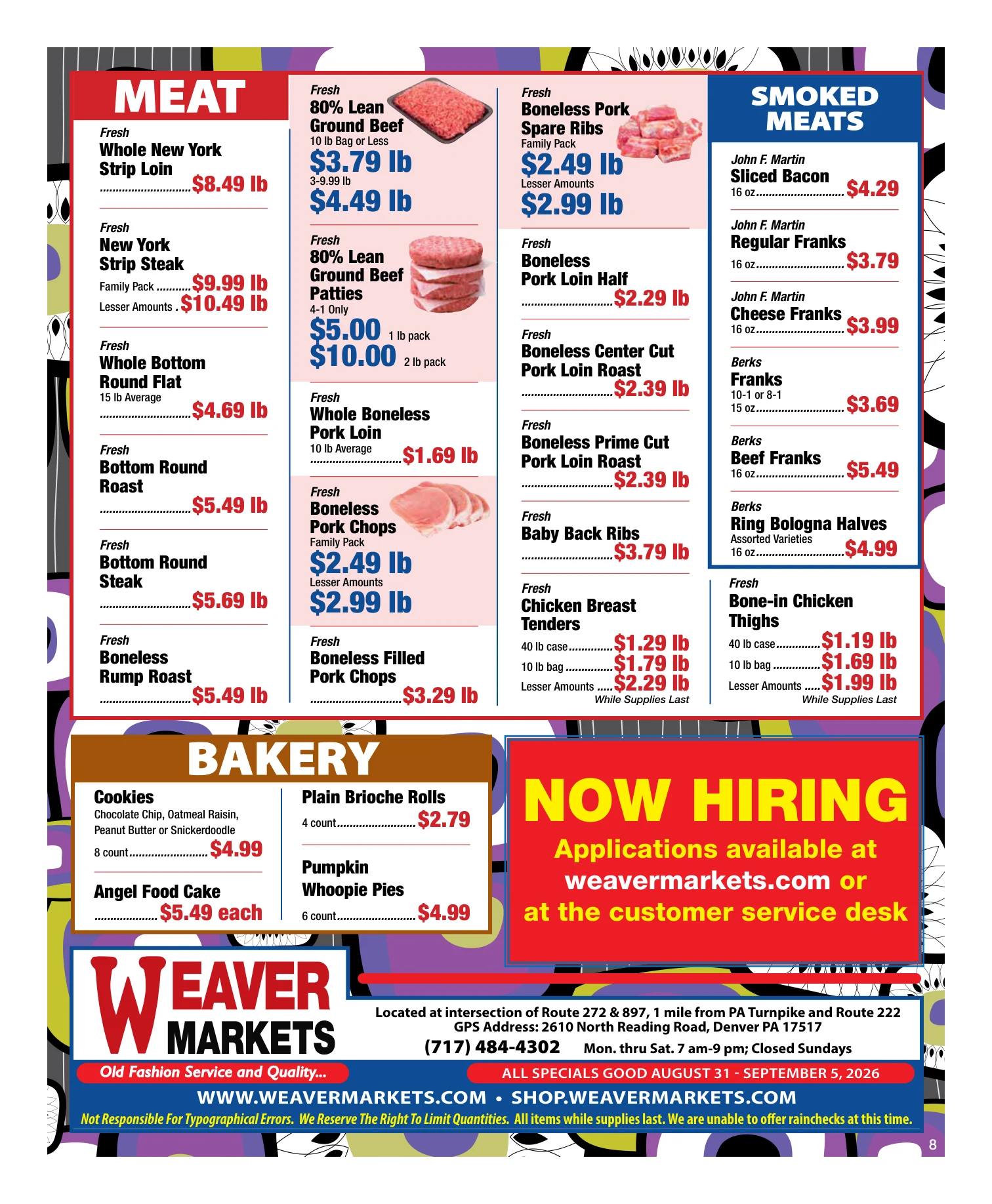 Weaver Markets Weaver Markets Weekly Ad - Page 8