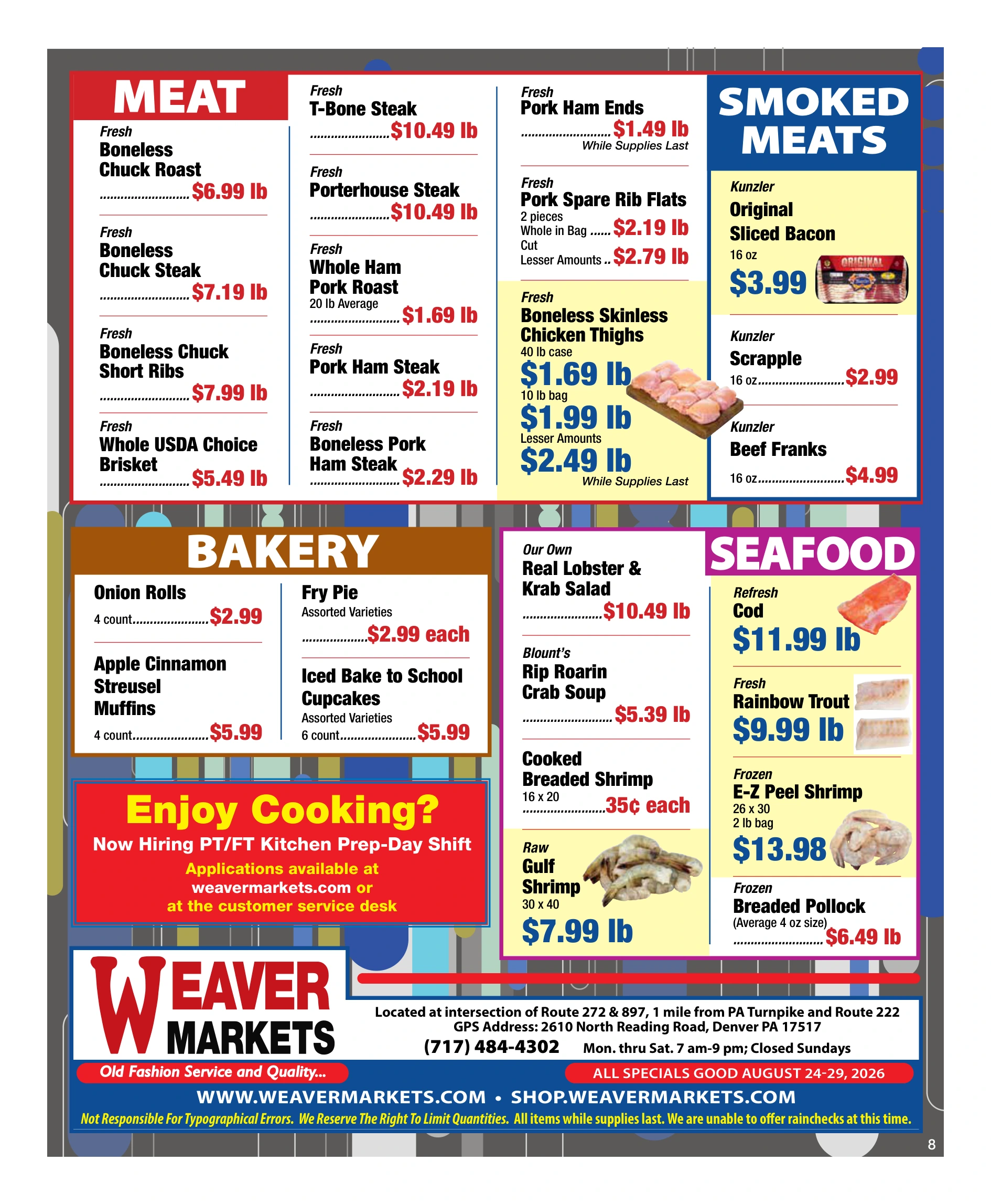Weaver Markets Weaver Markets Weekly Ad - Page 8