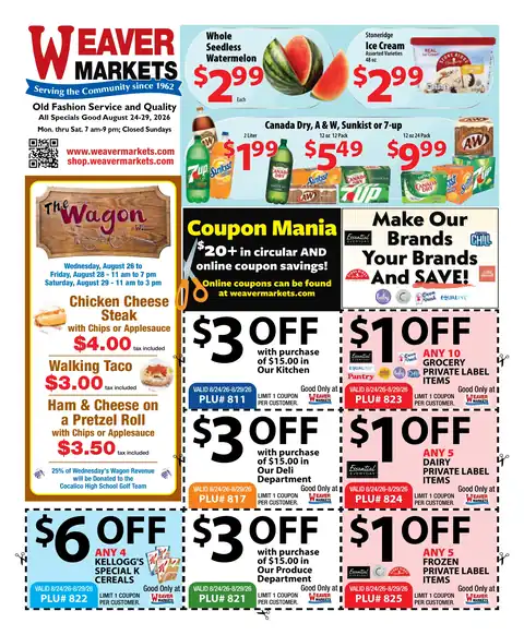Weaver Markets Weekly Ad