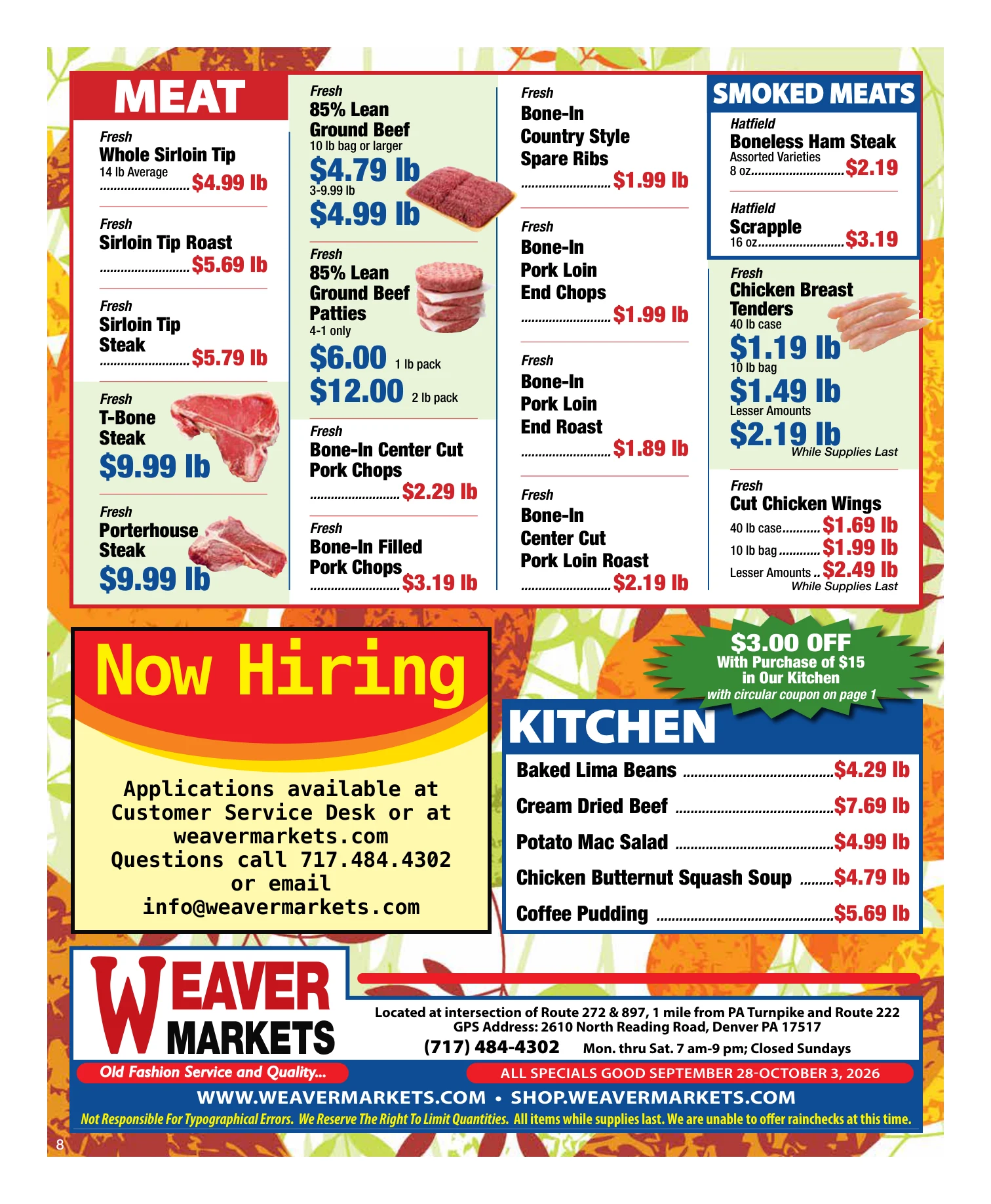 Weaver Markets Weaver Markets Weekly Ad - Page 8