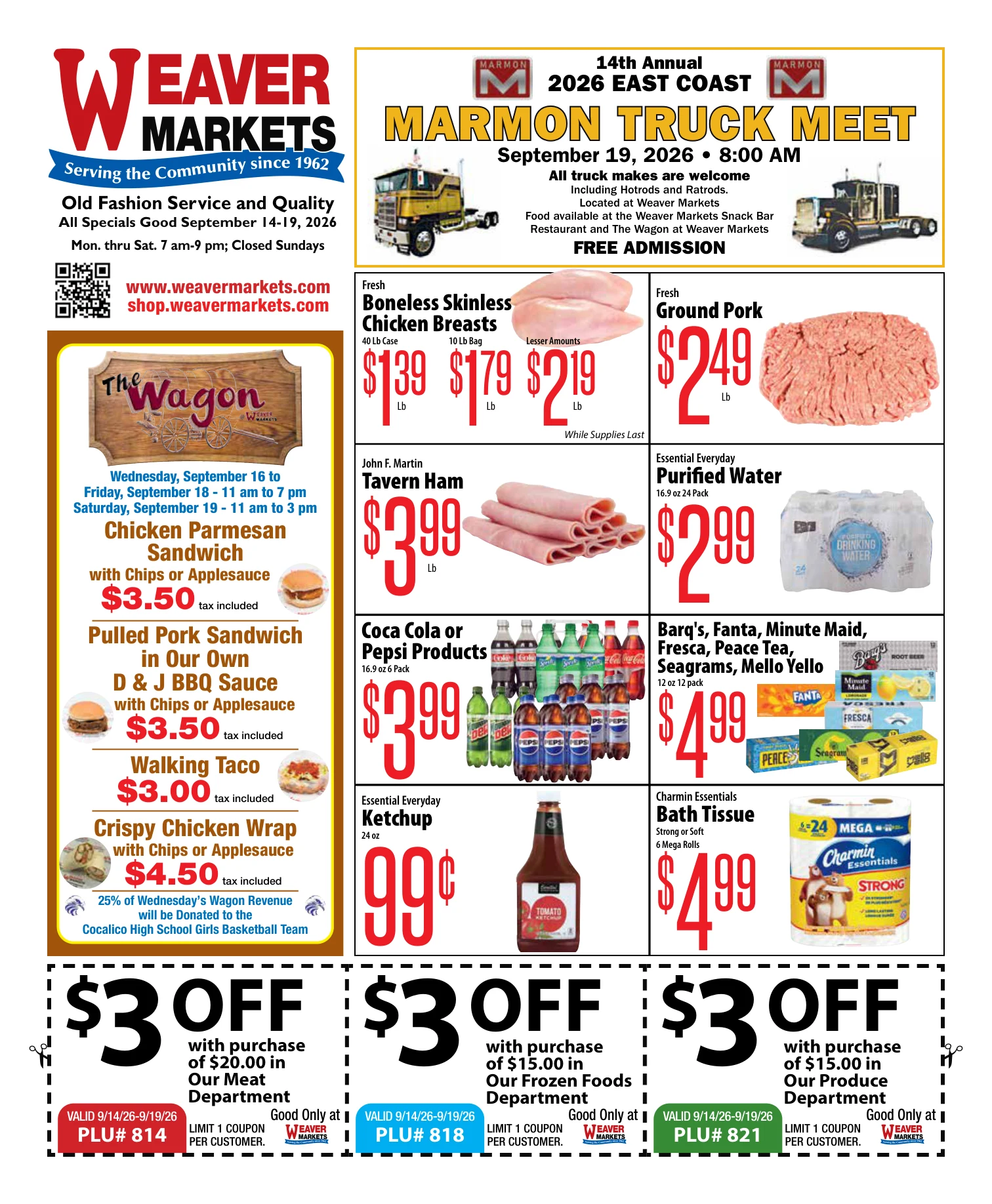 Weaver Markets Weaver Markets Weekly Ad - Page 1