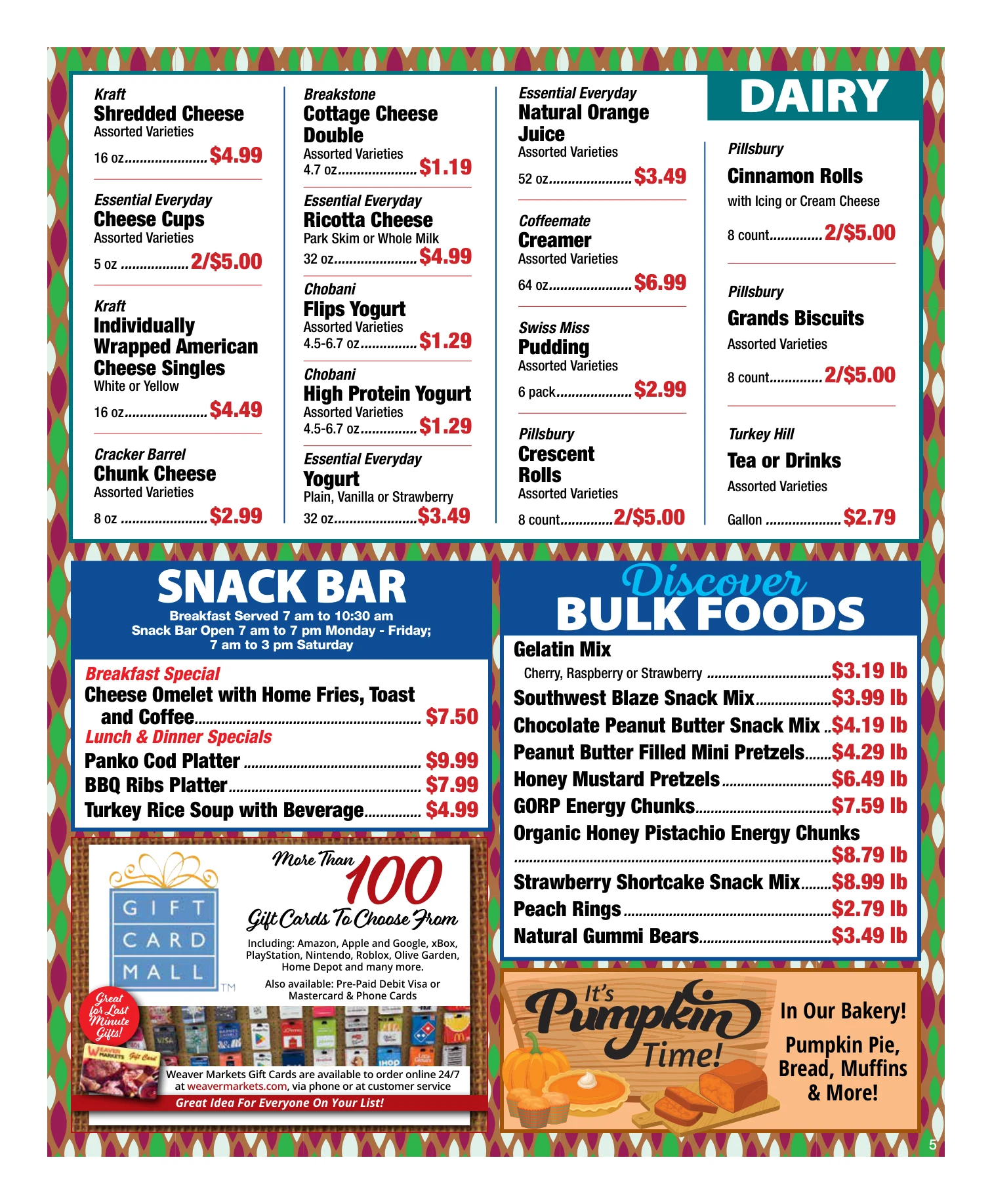 Weaver Markets Weaver Markets Weekly Ad - Page 5