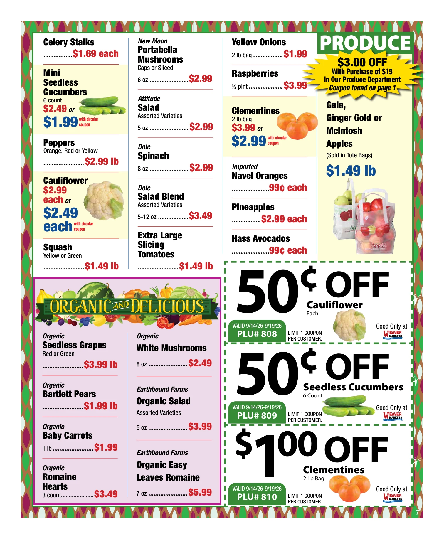 Weaver Markets Weaver Markets Weekly Ad - Page 7
