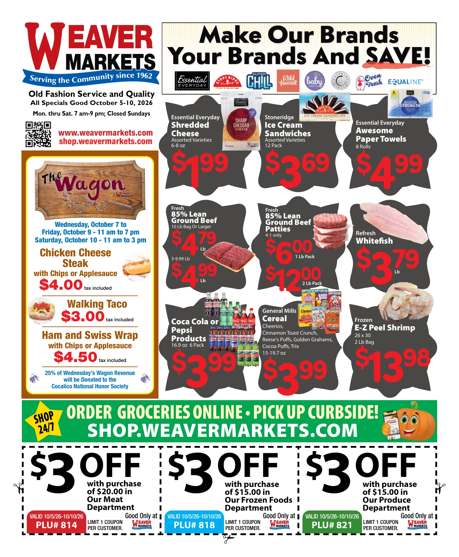 Weaver Markets Weaver Markets Weekly Ad - Page 1