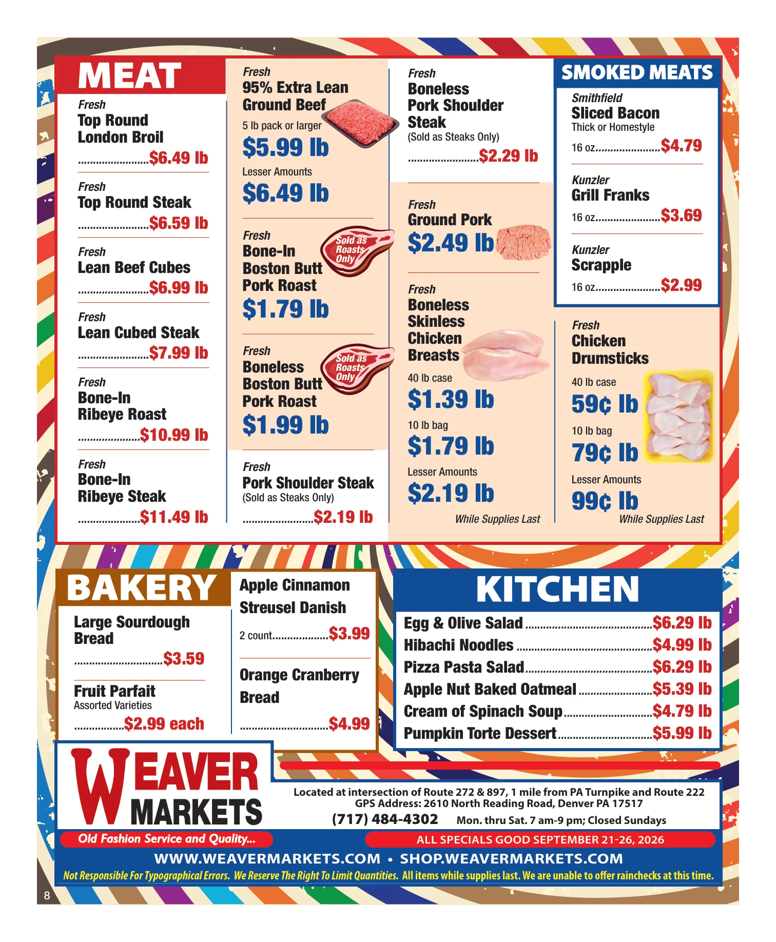 Weaver Markets Weaver Markets Weekly Ad - Page 8