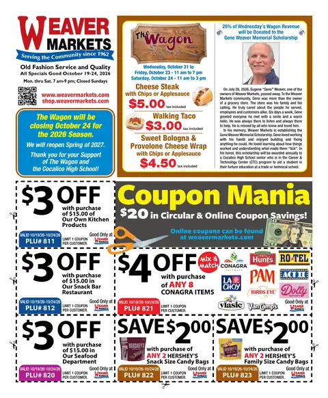 Weaver Markets Weekly Ad