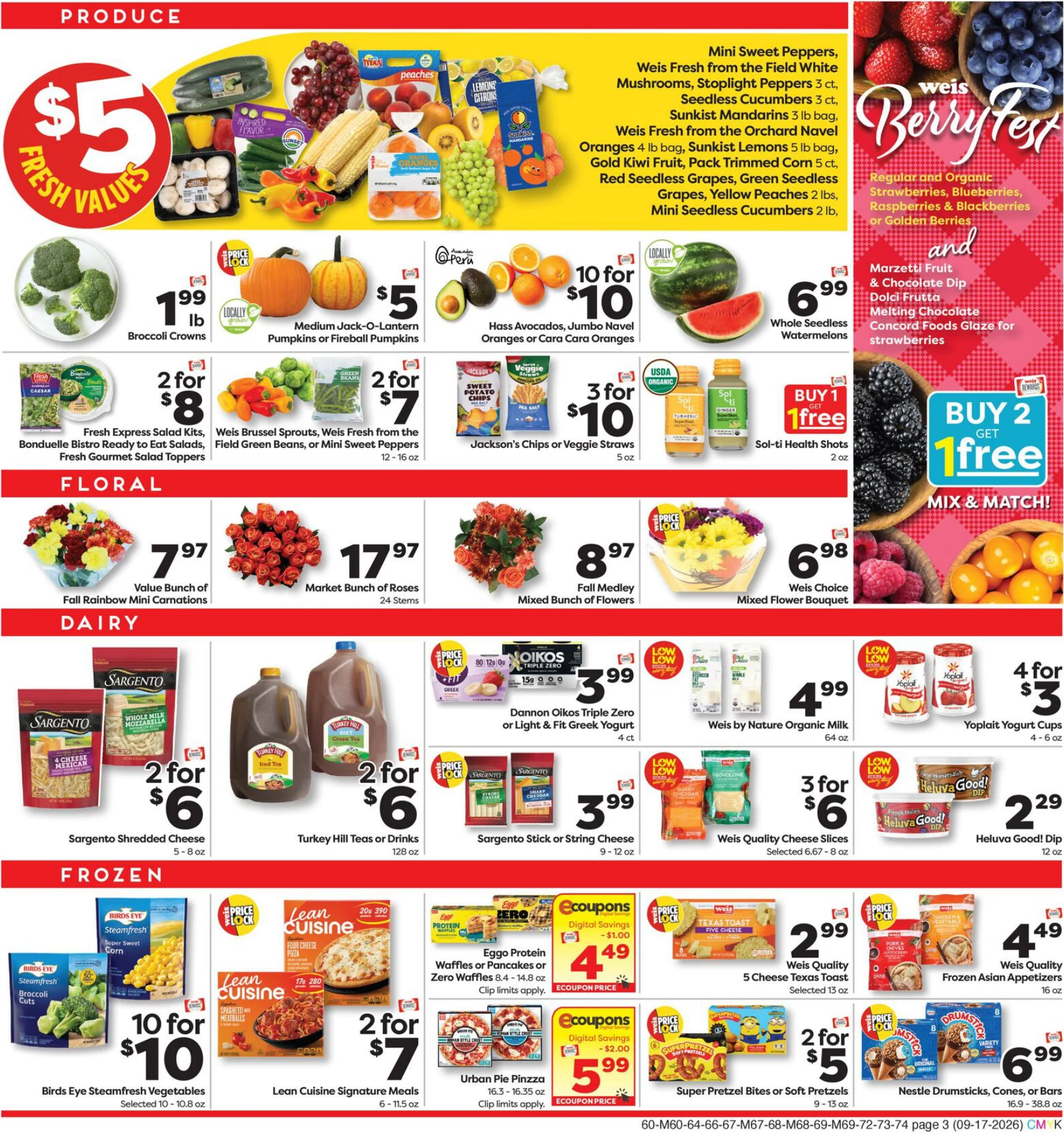Weis Markets Weekly Circular - Page 3