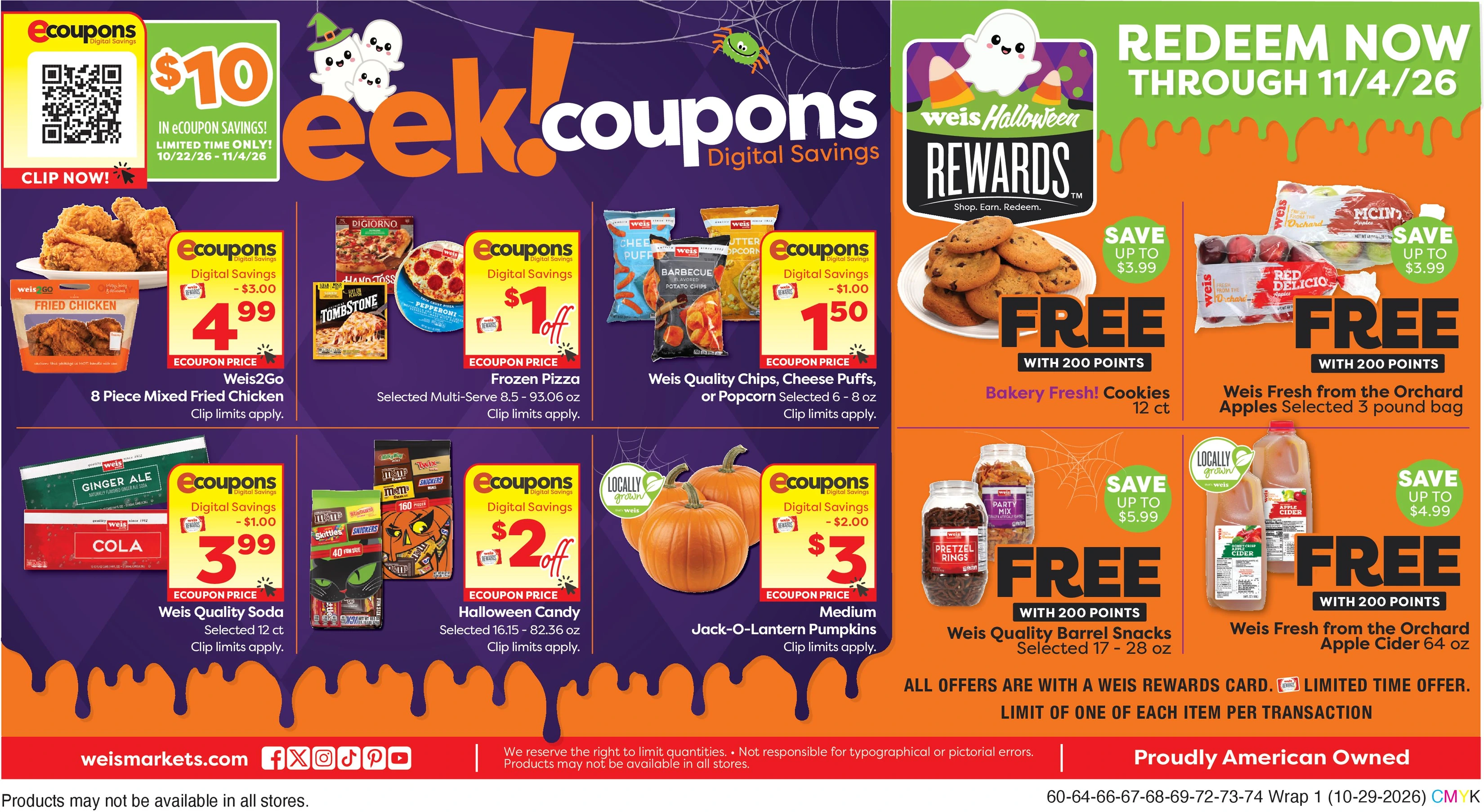 Weis Markets Weekly Circular - Page 1