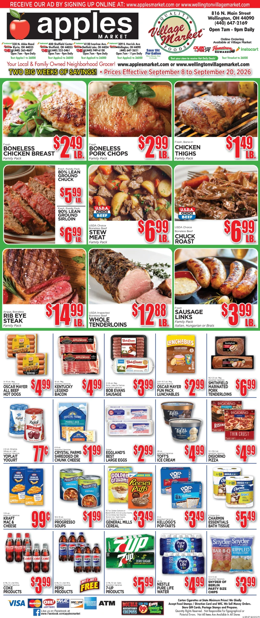 Wellington Village Market Next Ad - Page 1