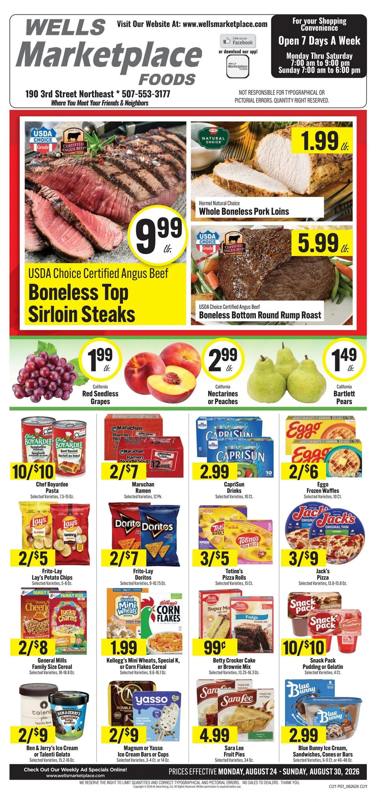 Wells Marketplace Foods Indexed Weekly - Page 1