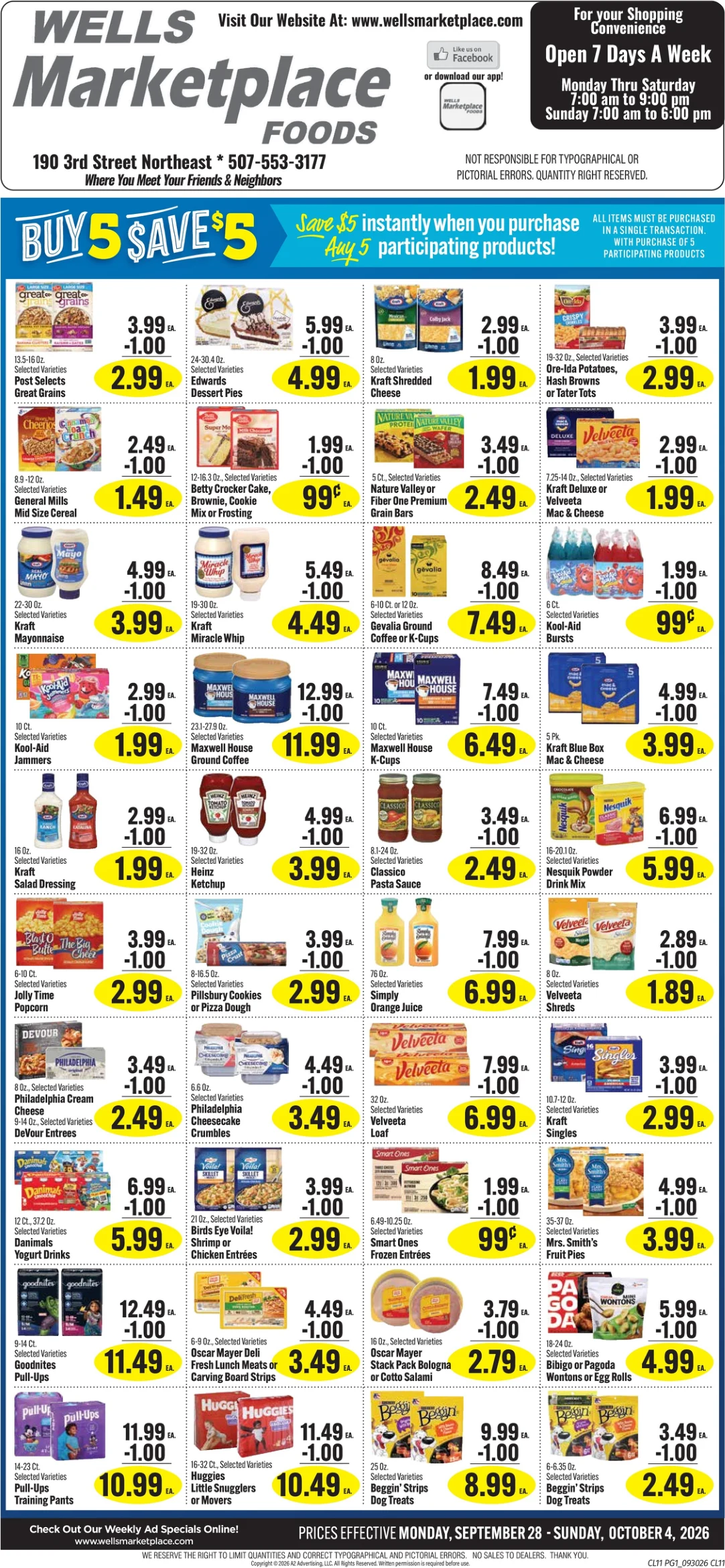 Wells Marketplace Foods Wells Marketplace Foods - Page 1