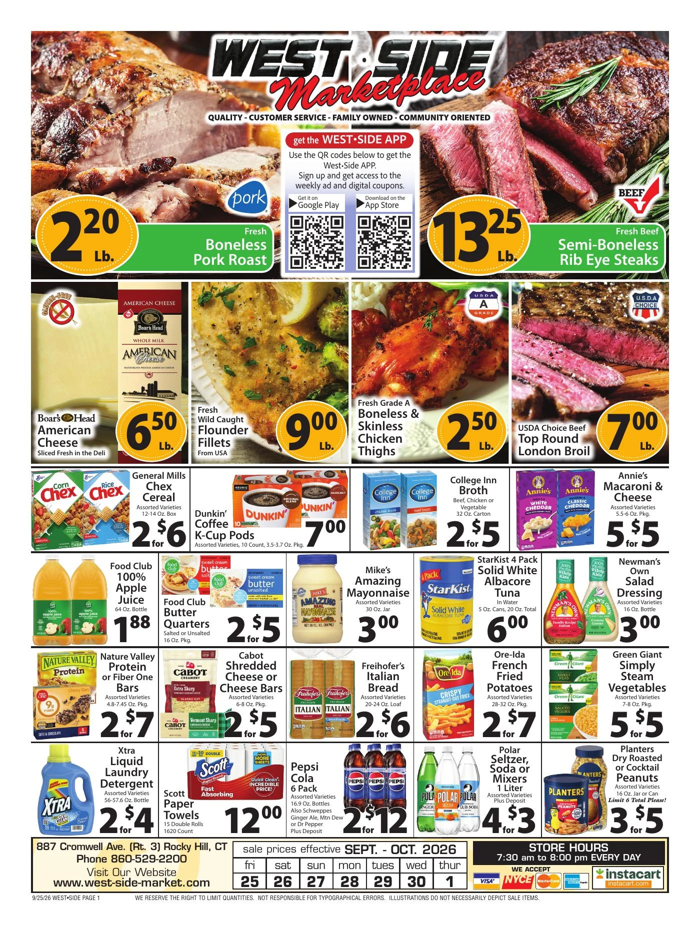 West Side Marketplace Weekly Ads - Page 1