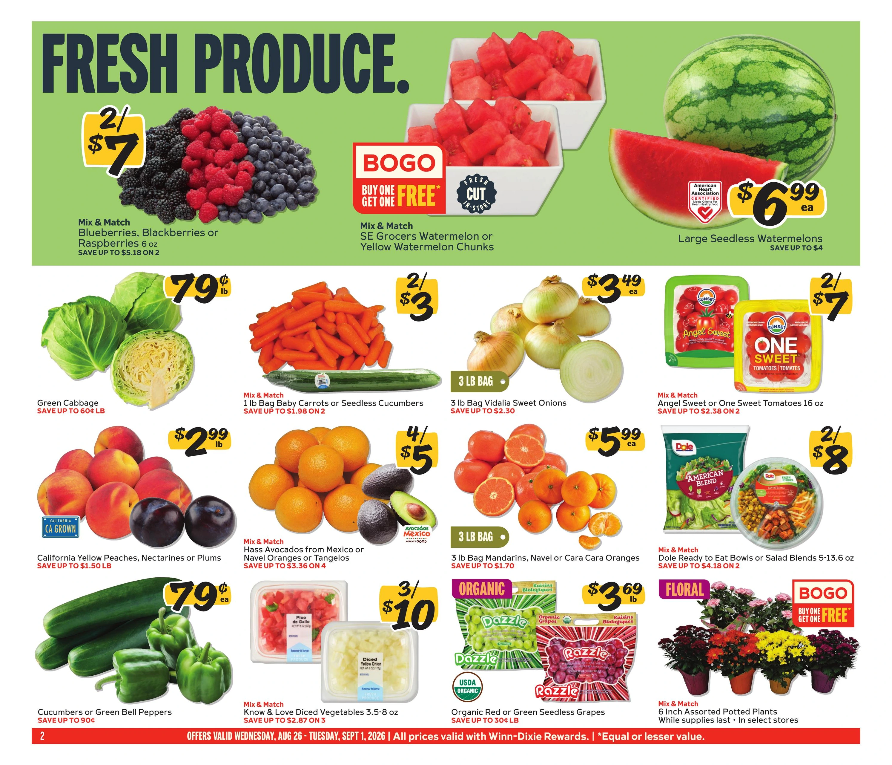 Winn-Dixie Weekly Circular - Page 2