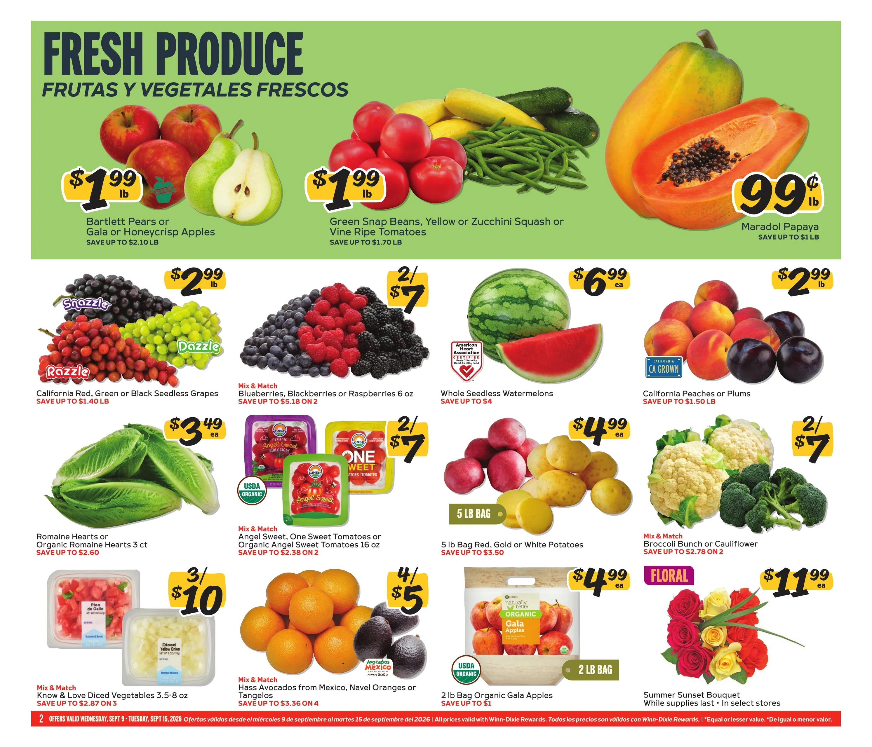 Winn-Dixie Weekly Circular - Page 2