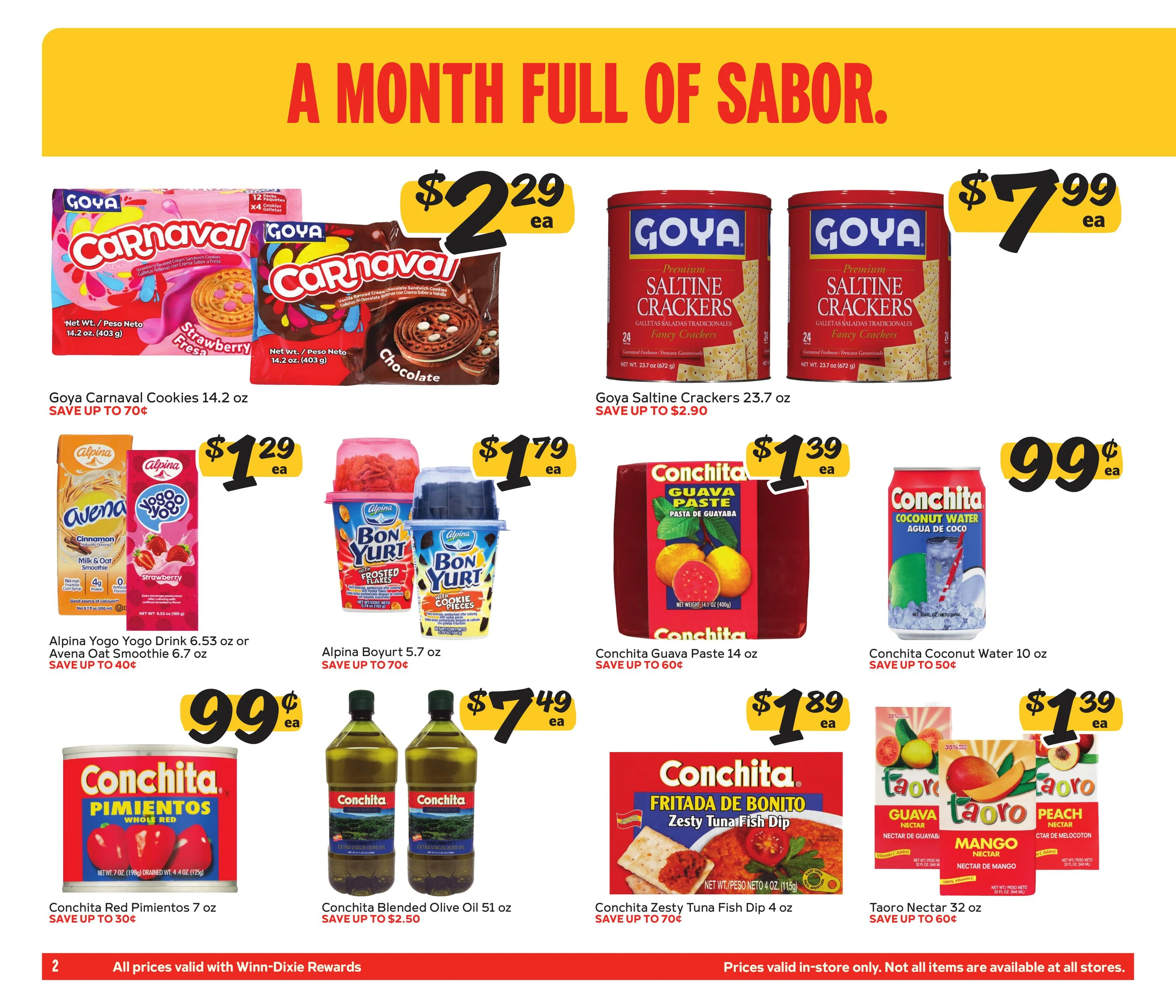 Winn-Dixie In-Store Flyer - Page 2