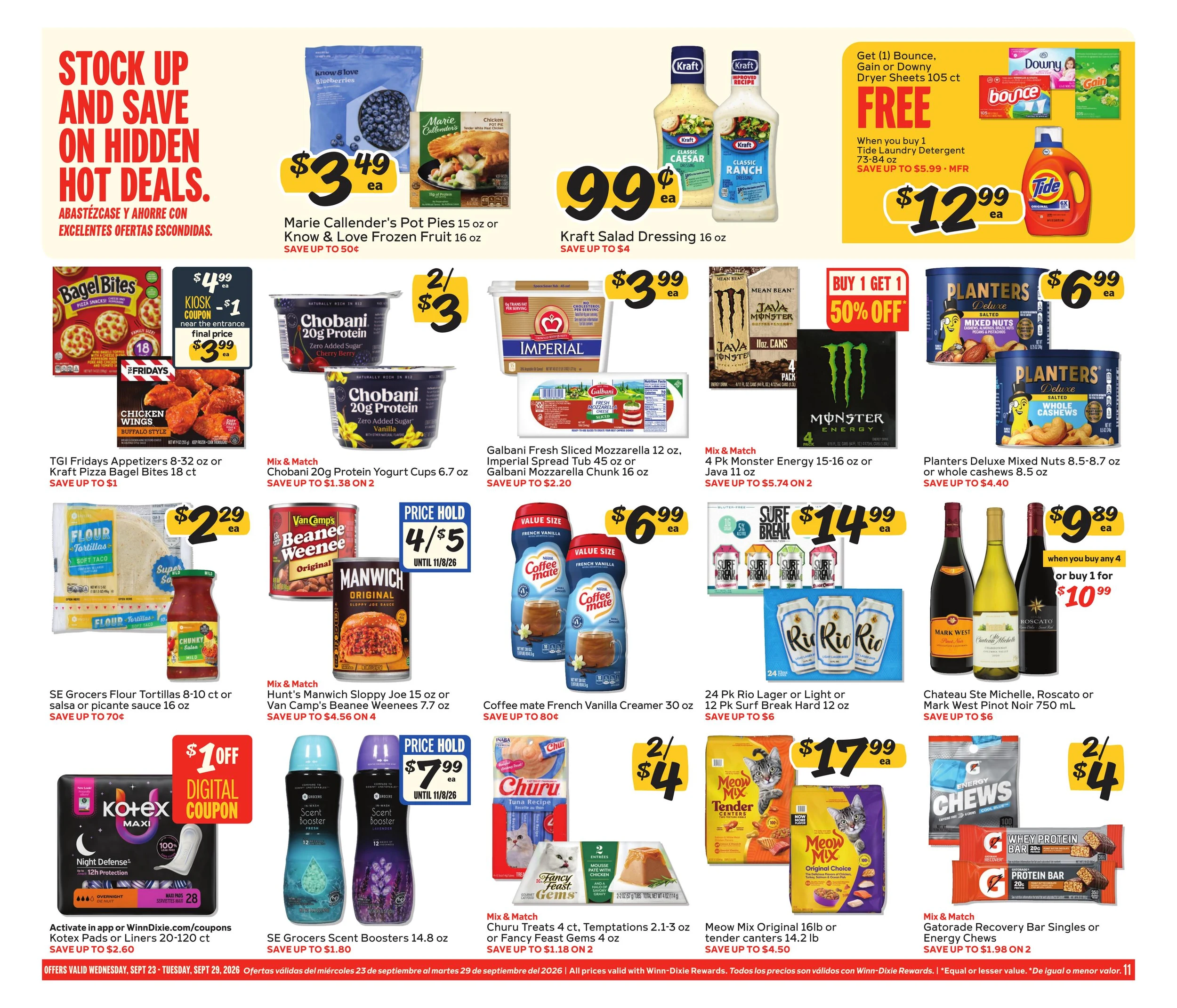 Winn-Dixie Weekly Ad Sep 23 - 29, 2026 - Page 11