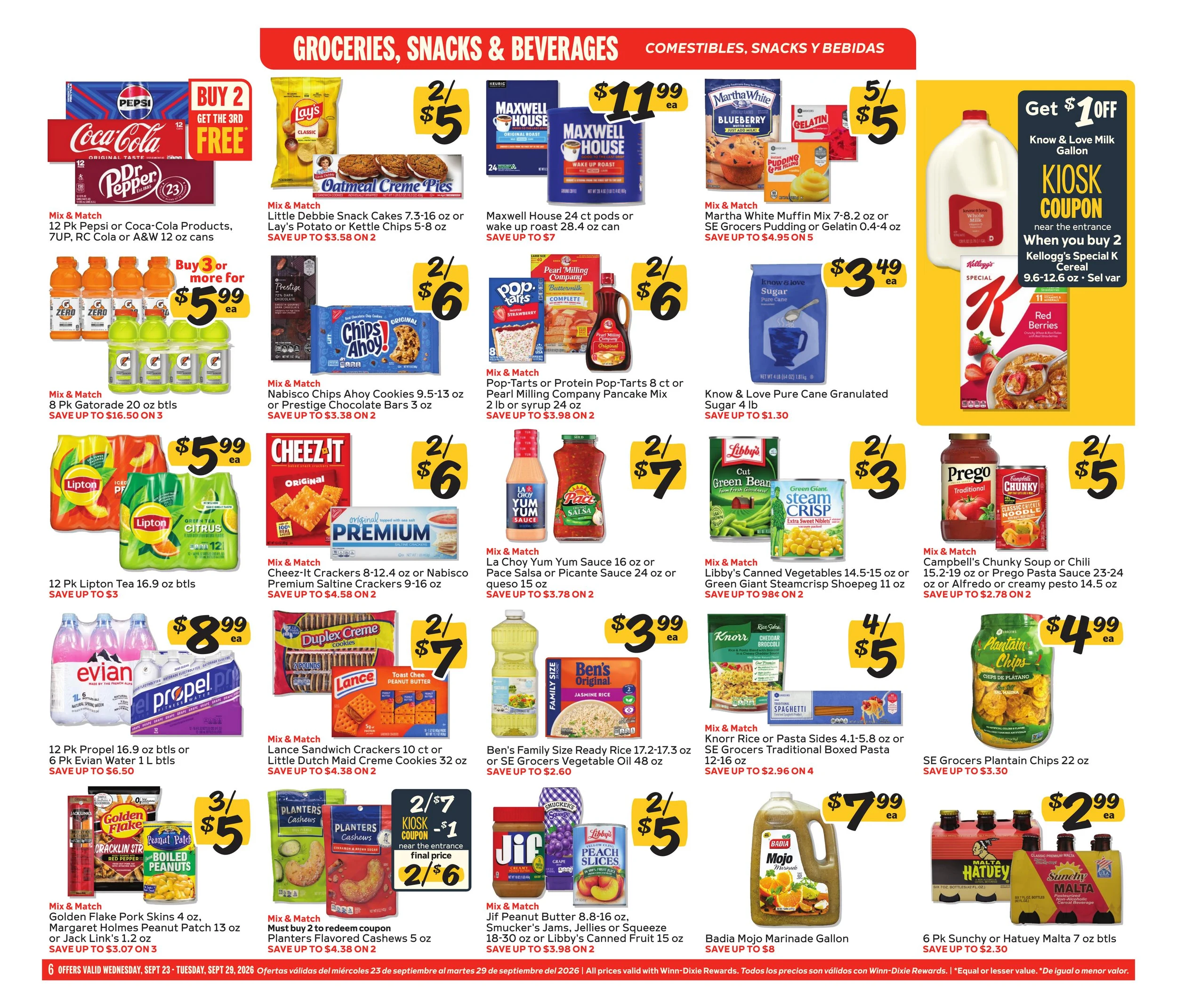 Winn-Dixie Weekly Ad Sep 23 - 29, 2026 - Page 6