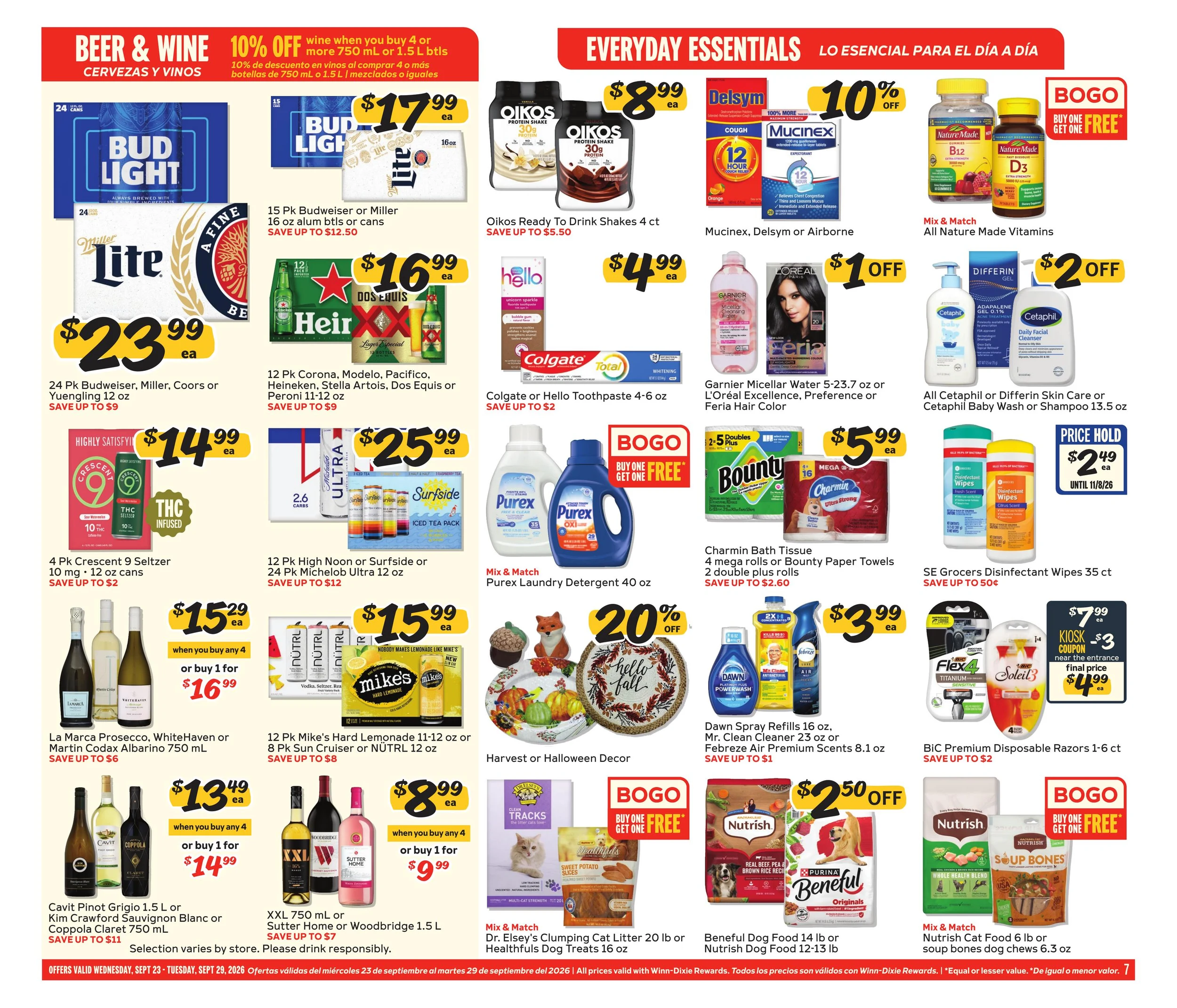 Winn-Dixie Weekly Ad Sep 23 - 29, 2026 - Page 7