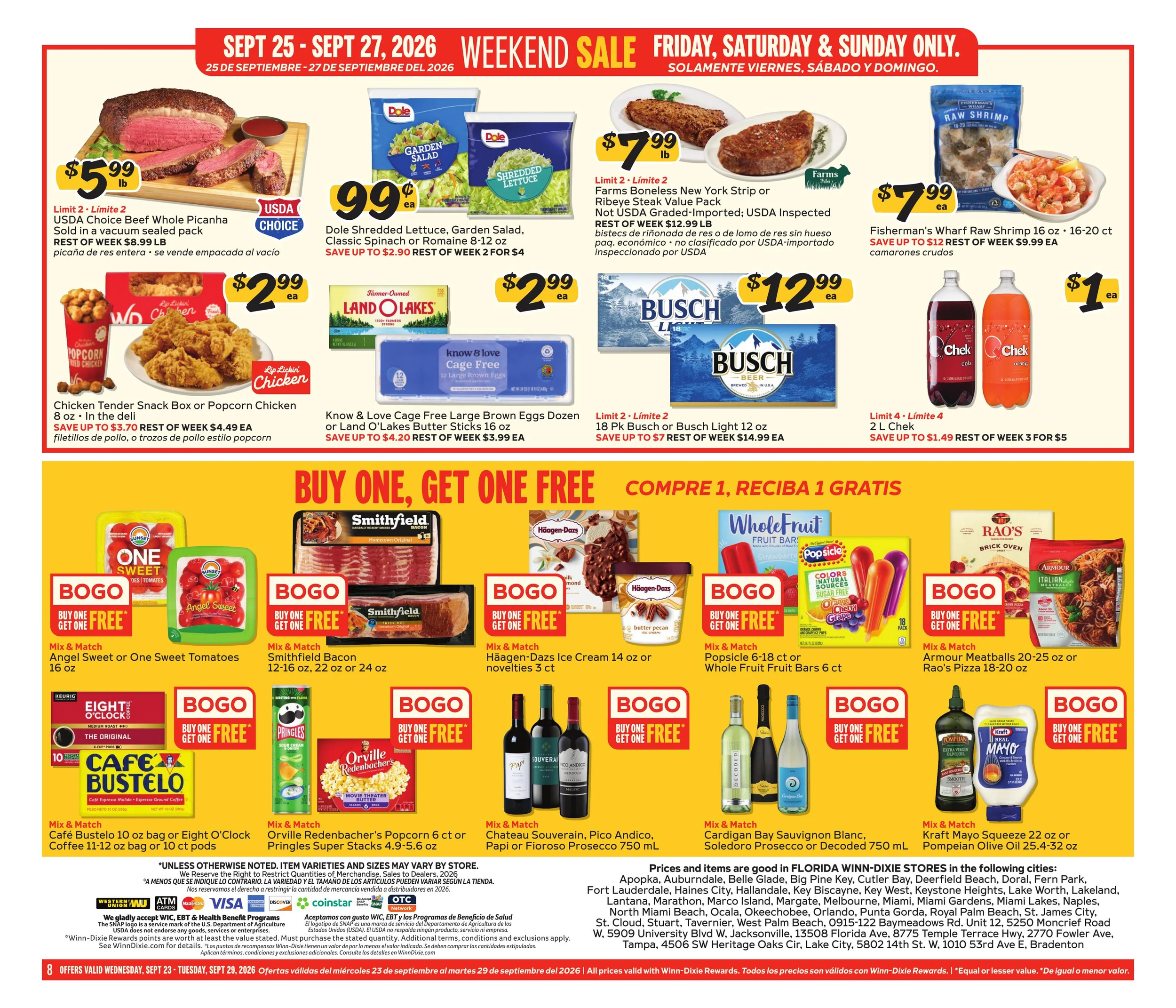 Winn-Dixie Weekly Ad Sep 23 - 29, 2026 - Page 8