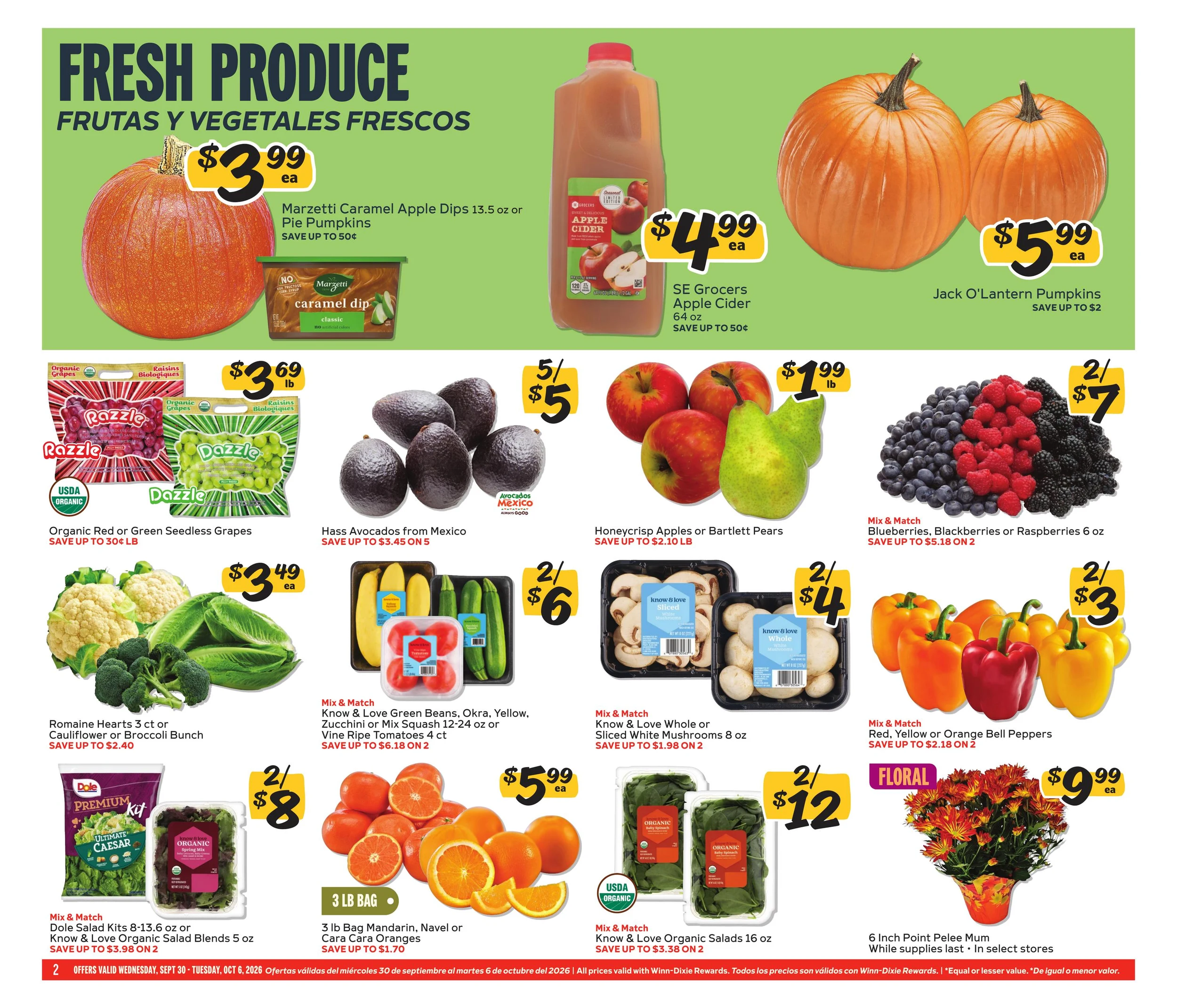 Winn-Dixie Weekly Ad Sep 30 - Oct 6, 2026 - Page 2