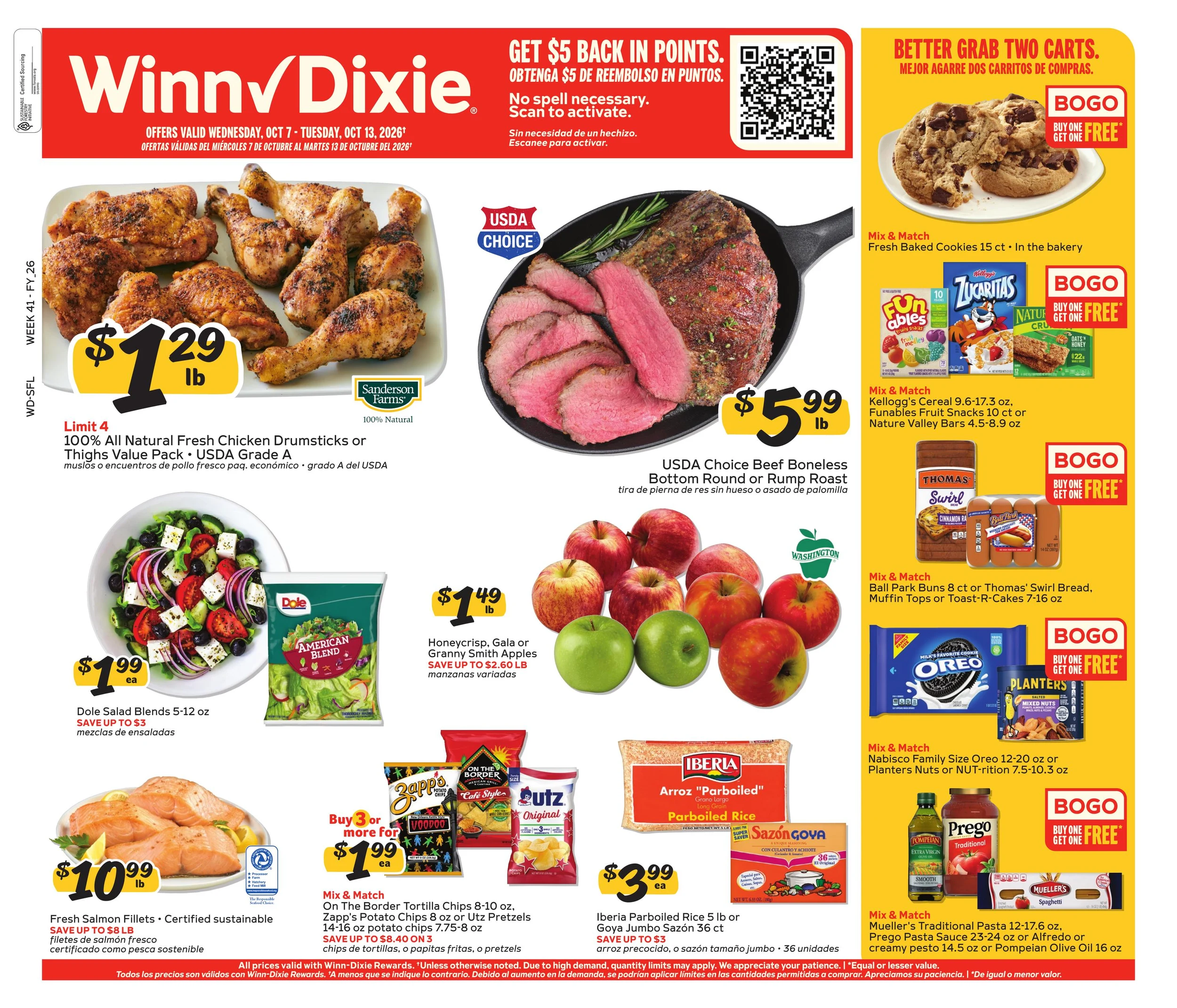 Winn-Dixie Weekly Ad Oct 7 - 13, 2026 - Page 1