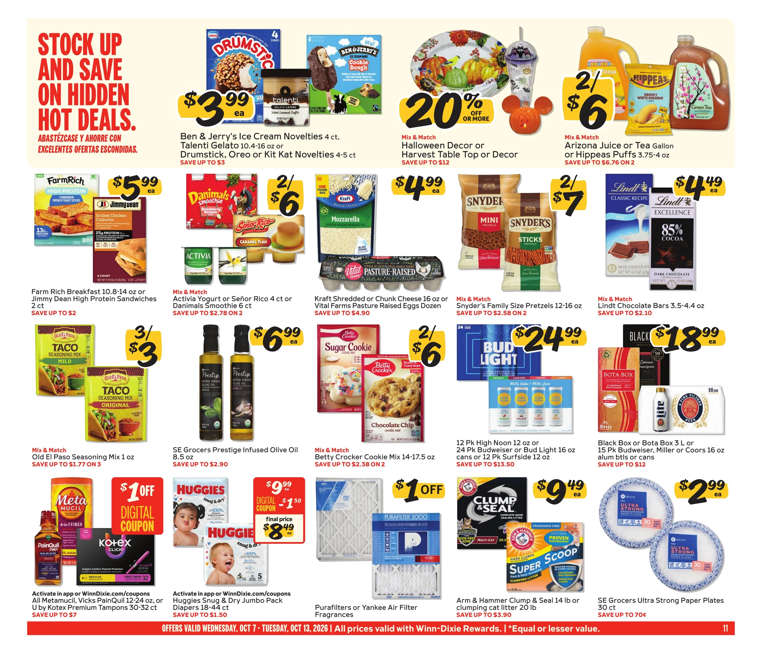 Winn-Dixie Weekly Ad Oct 7 - 13, 2026 - Page 11