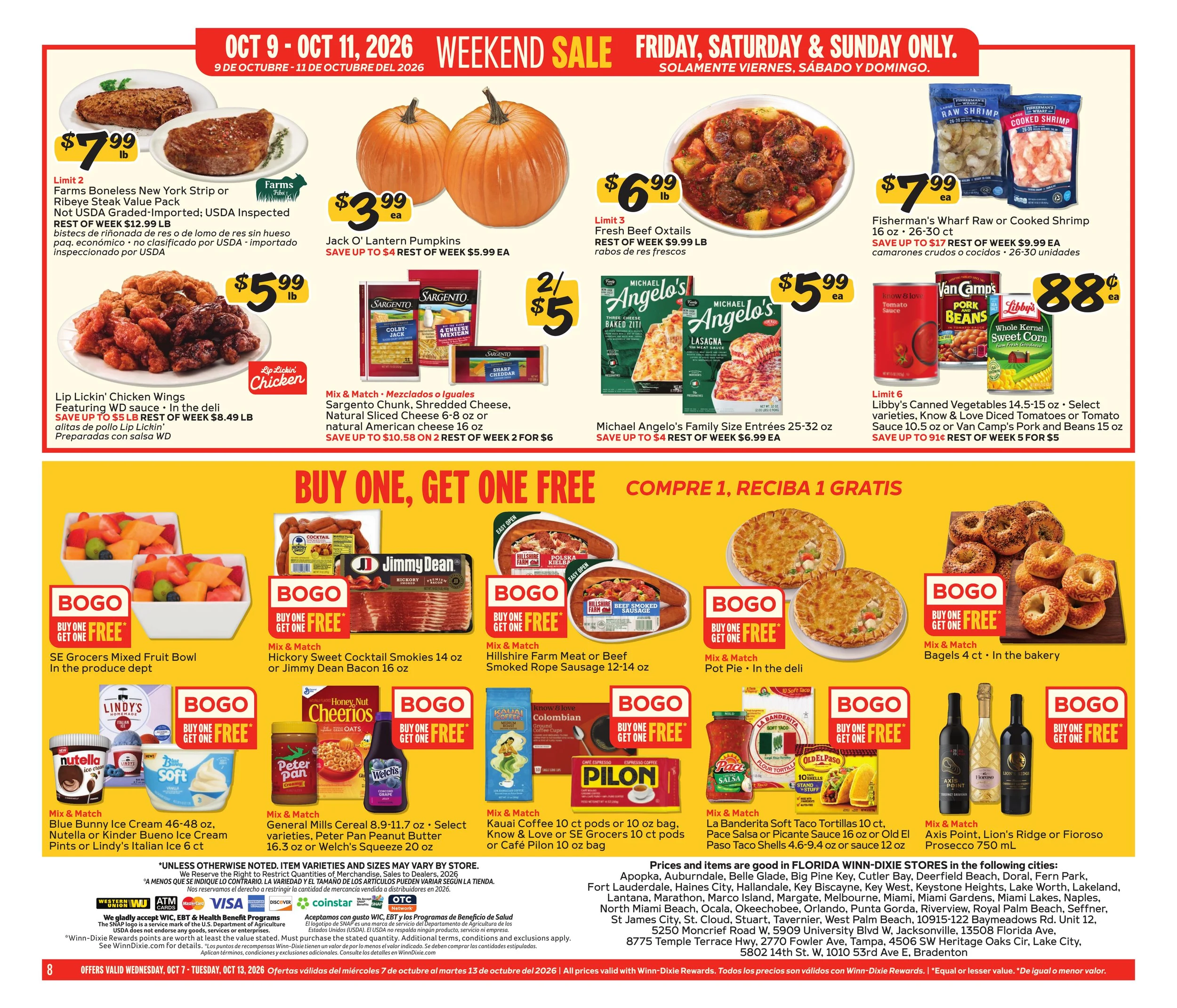 Winn-Dixie Weekly Ad Oct 7 - 13, 2026 - Page 8