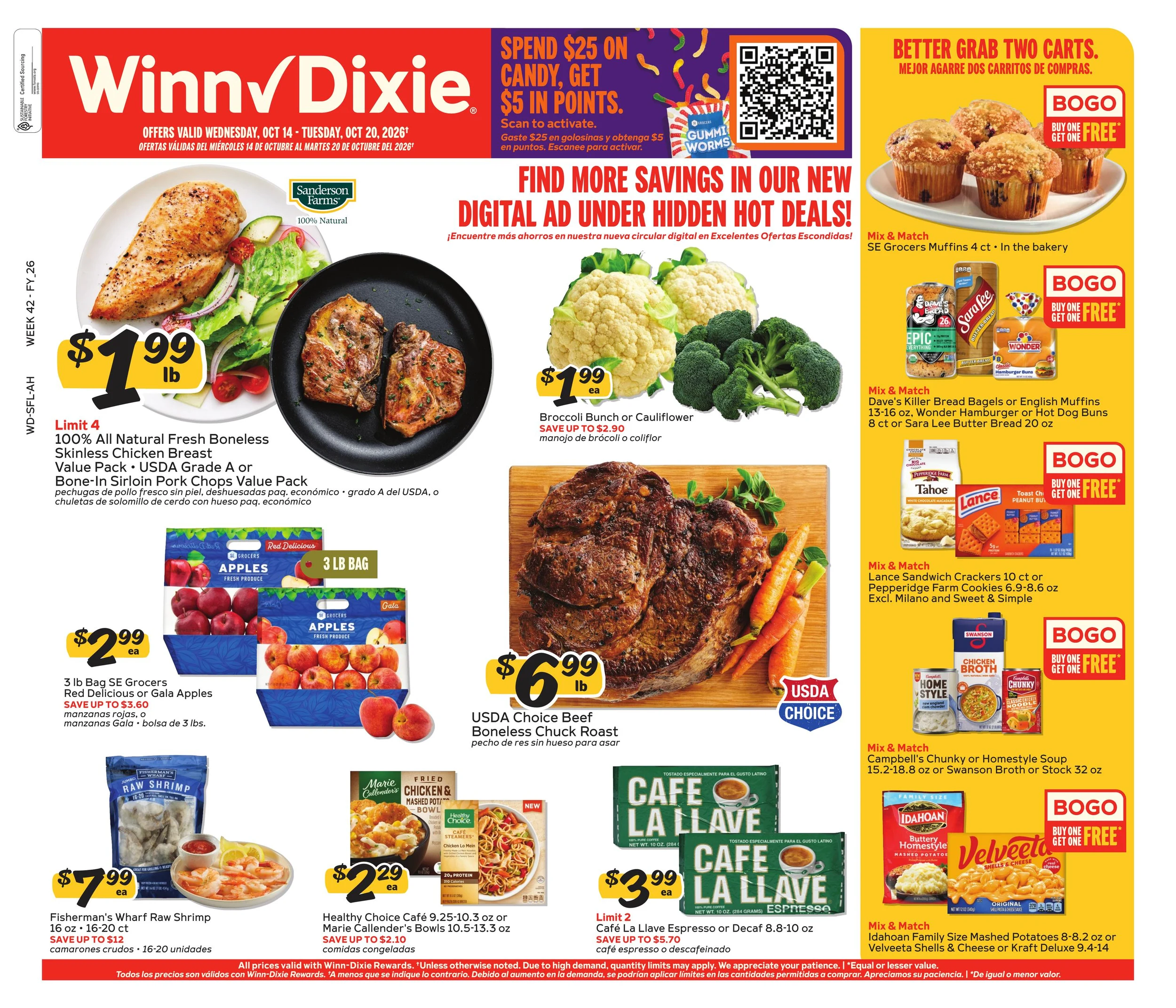 Winn-Dixie Weekly Ad Oct 14 - 20, 2026 - Page 1