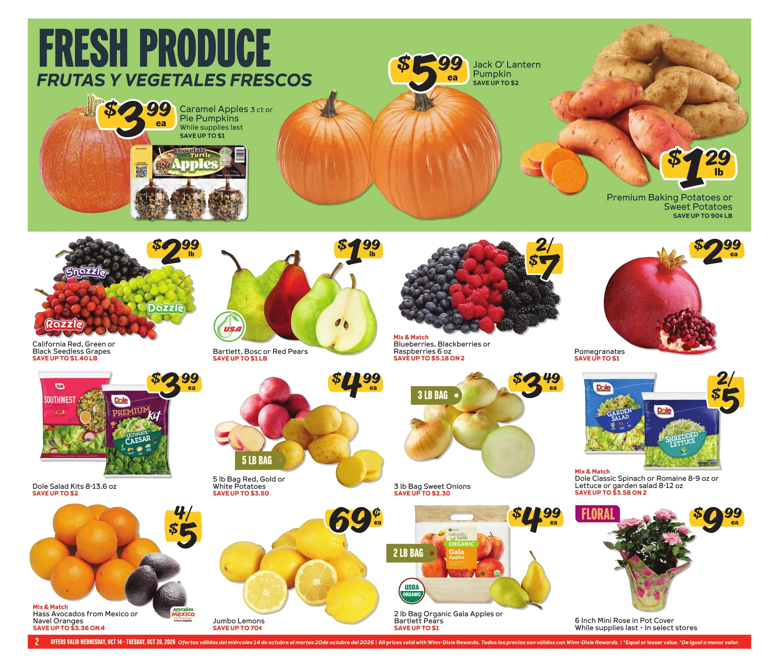 Winn-Dixie Weekly Ad Oct 14 - 20, 2026 - Page 2