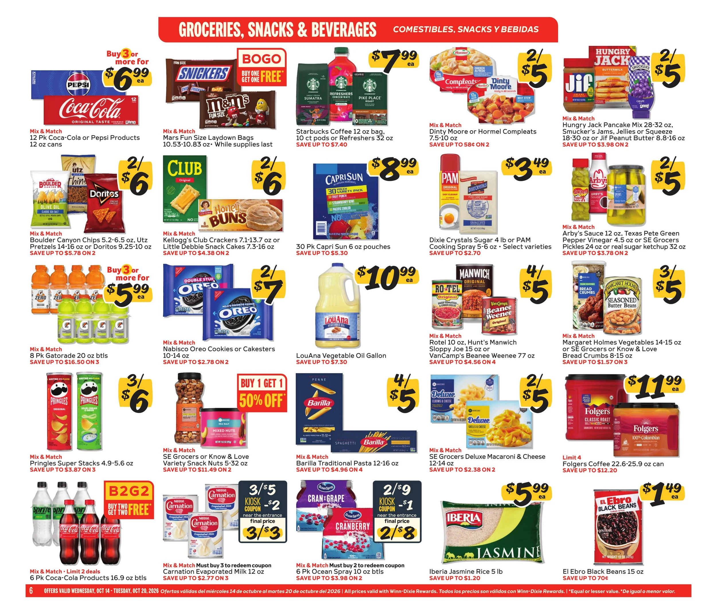 Winn-Dixie Weekly Ad Oct 14 - 20, 2026 - Page 6