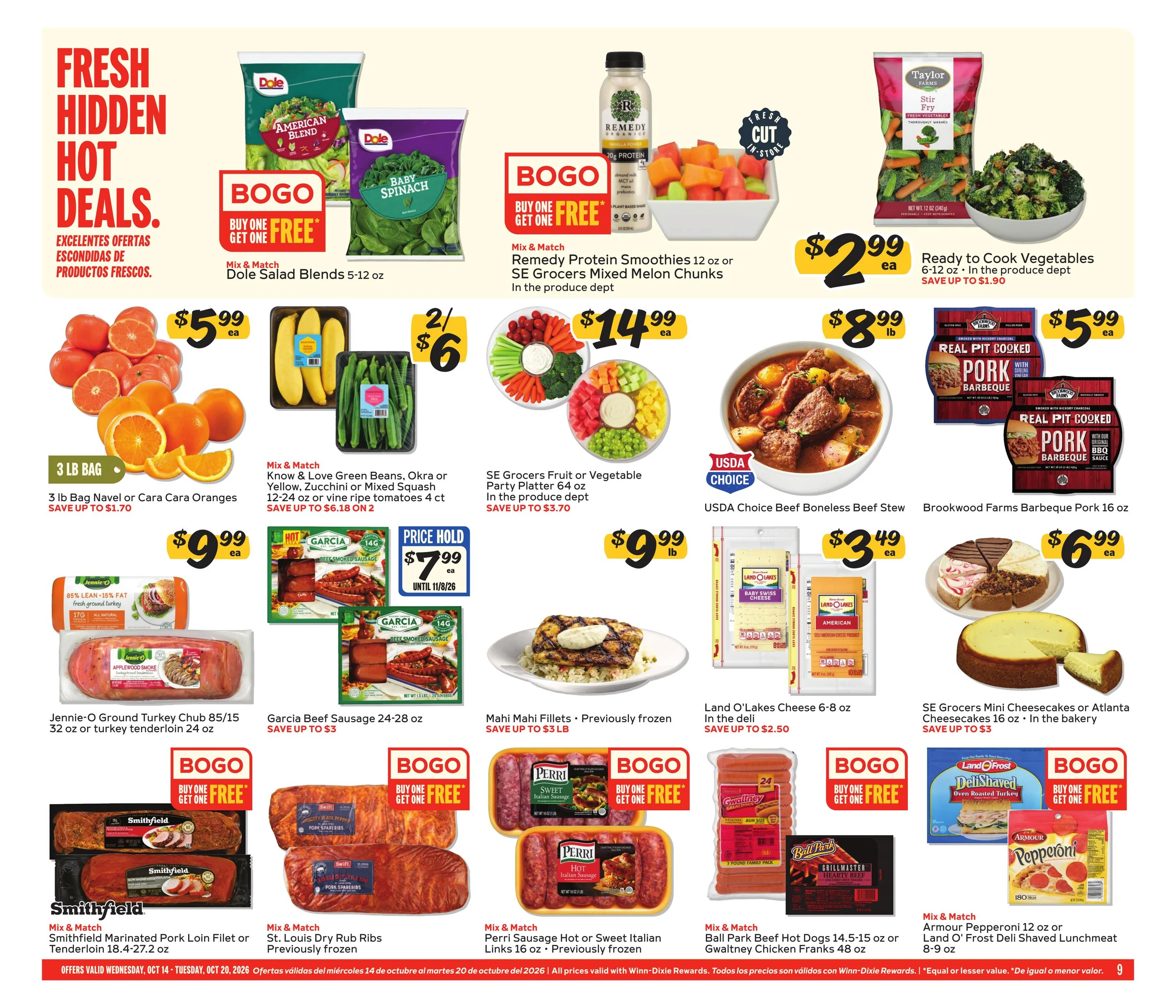 Winn-Dixie Weekly Ad Oct 14 - 20, 2026 - Page 9