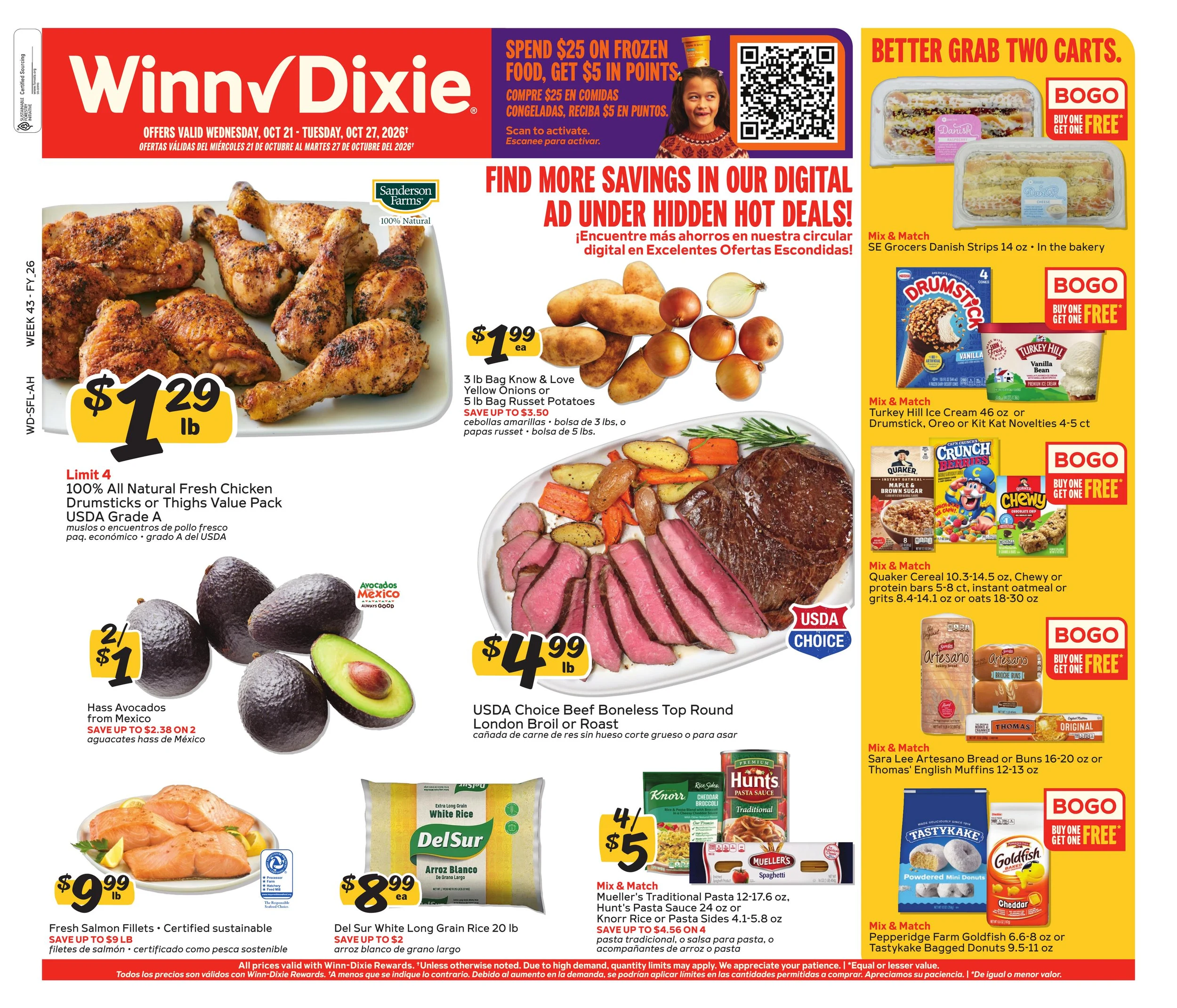 Winn-Dixie Weekly Ad Oct 21 - 27, 2026 - Page 1