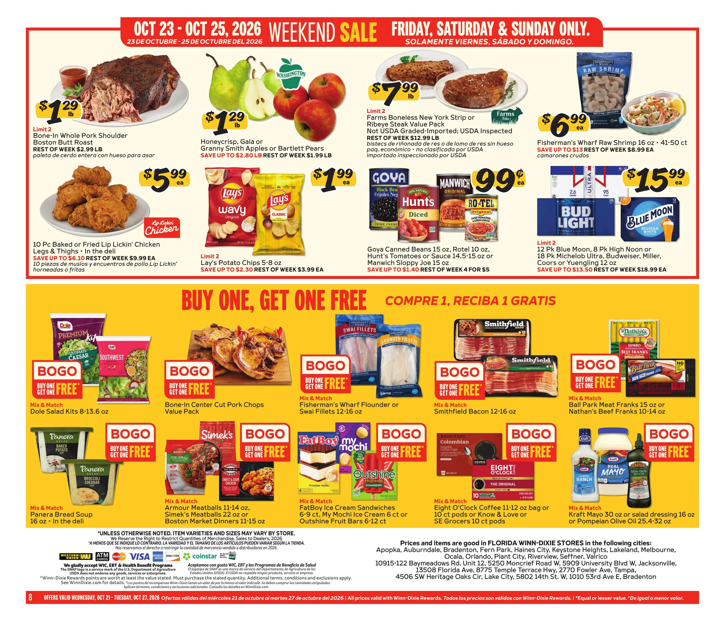 Winn-Dixie Weekly Ad Oct 21 - 27, 2026 - Page 8