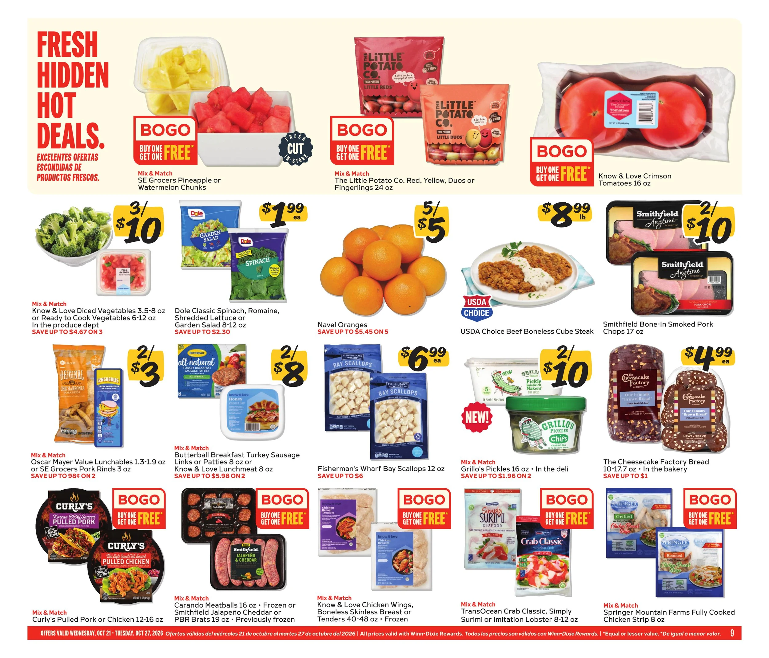 Winn-Dixie Weekly Ad Oct 21 - 27, 2026 - Page 9