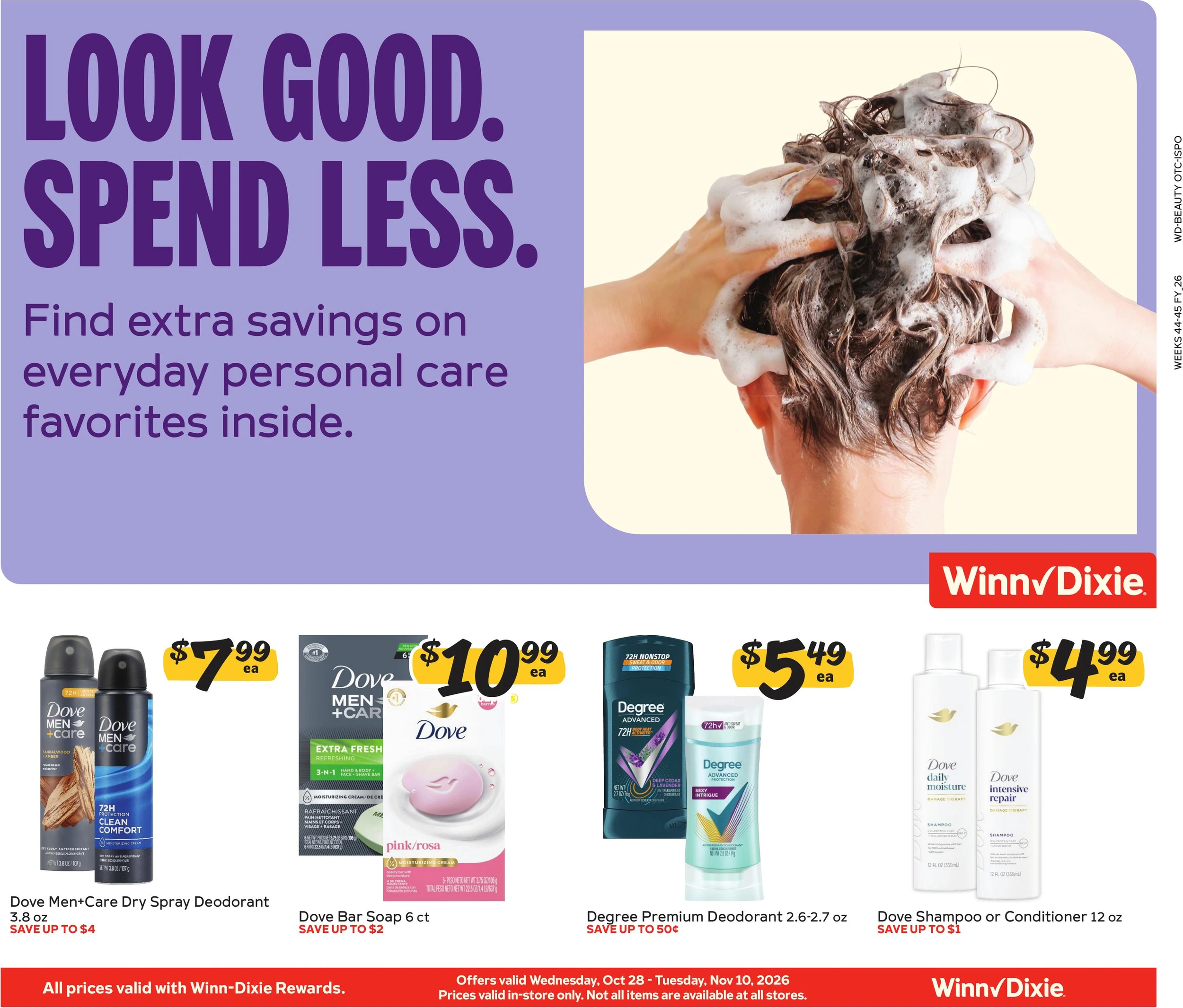 Winn-Dixie Weekly Ad Oct 28 - Nov 10, 2026 - Page 1