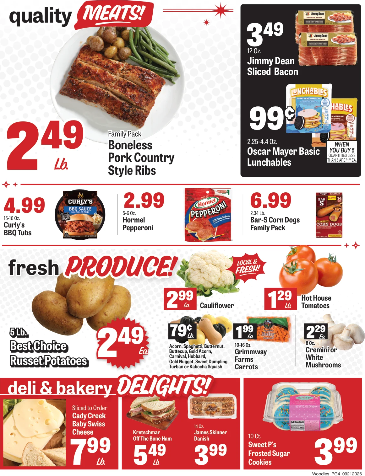 Woodie's Supermarket Weekly Ad - Page 4